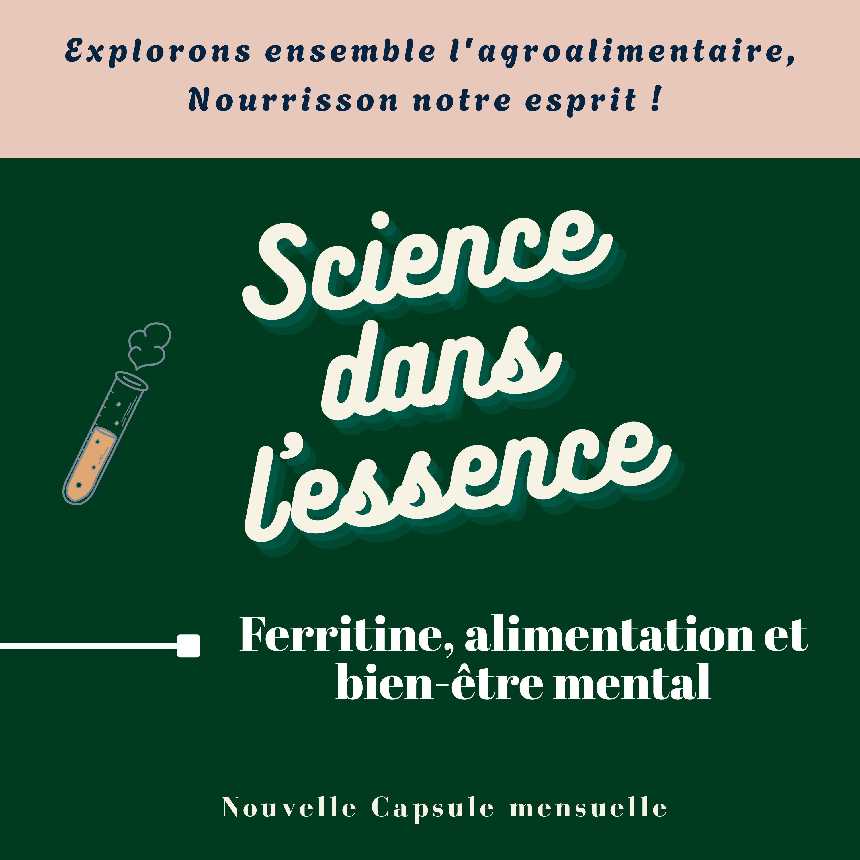 Ferritine, alimentation et bien-être mental_ Science dans l'Essence episode artwork
