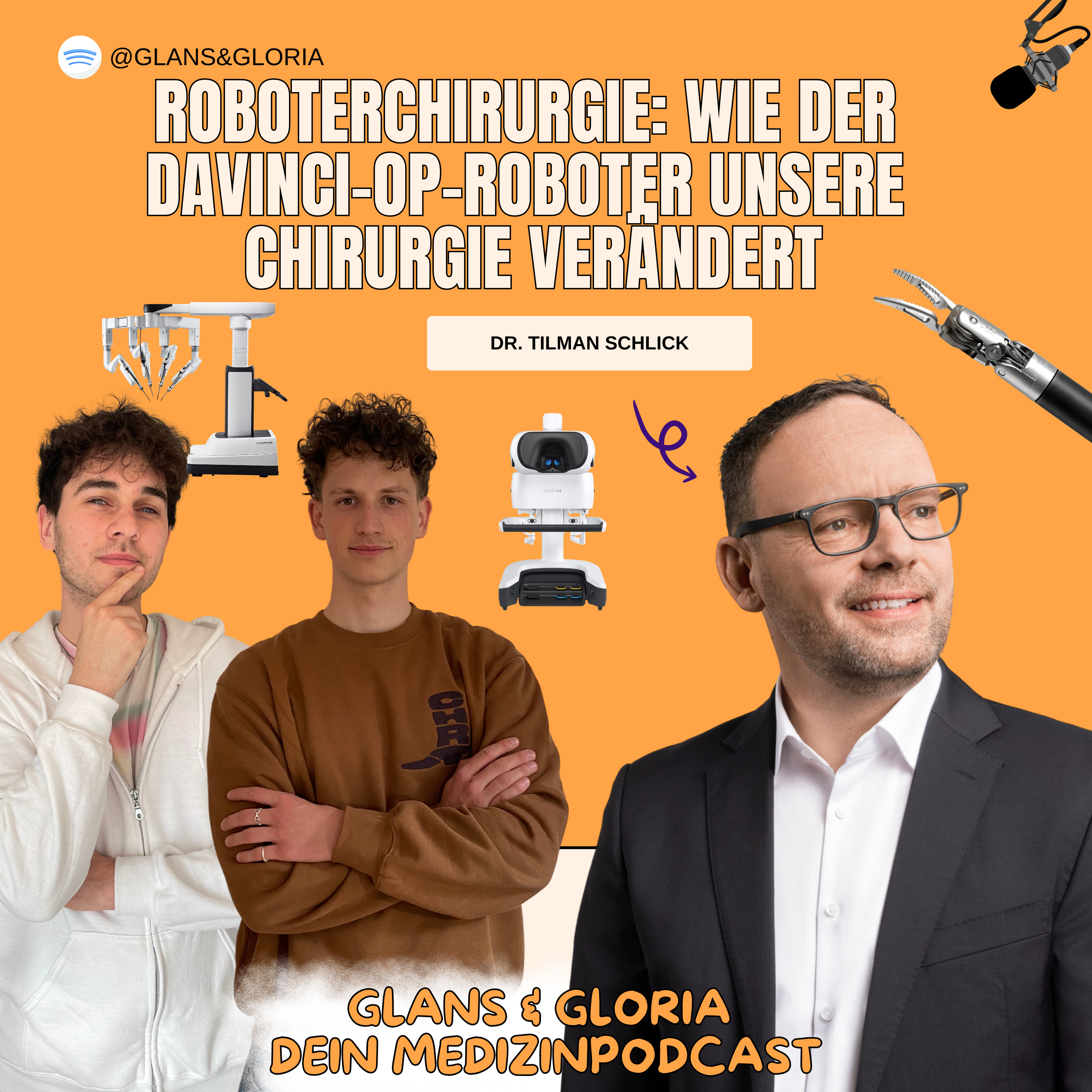 Roboterchirurgie: Wie der DaVinci-OP-Roboter unsere Chirurgie verändert | Dr. Tilman Schlick episode artwork