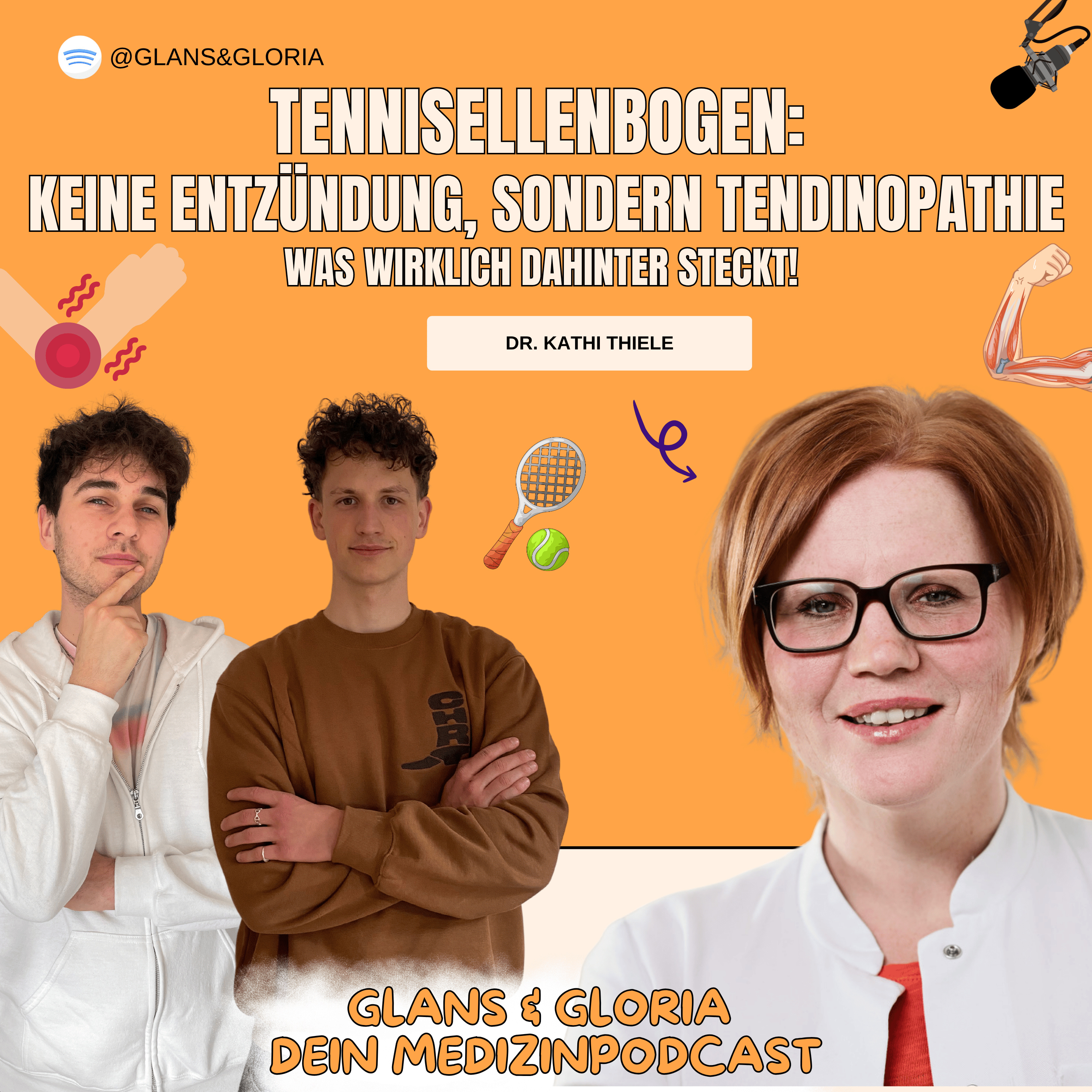 Tennisellenbogen: Keine Entzündung, sondern Tendinopathie? Das steckt wirklich dahinter! | Dr. Kathi Thiele episode artwork