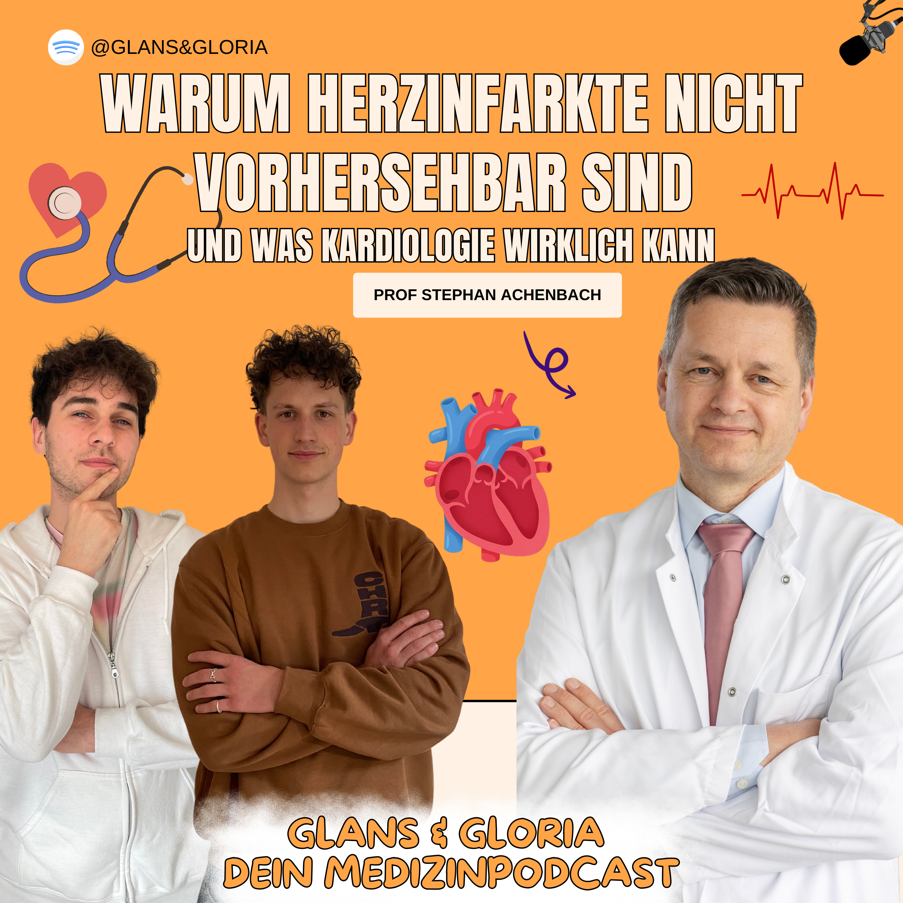 Was Kardiologie alles kann & warum Herzinfarkte schwer vorhersehbar sind | Prof. Stephan Achenbach episode artwork