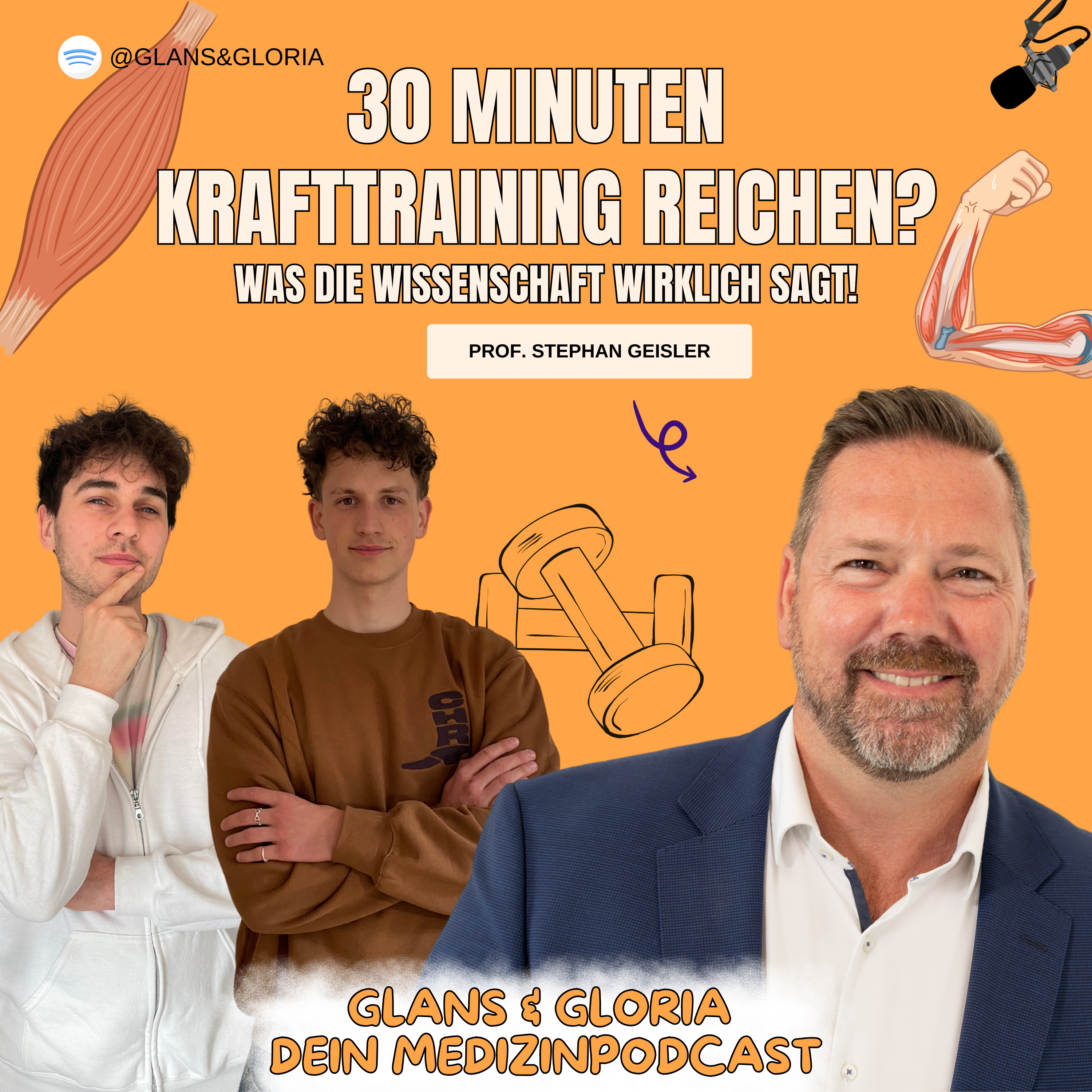 30 Minuten Krafttraining reichen?! Was die Wissenschaft wirklich sagt | Prof. Stephan Geisler episode artwork