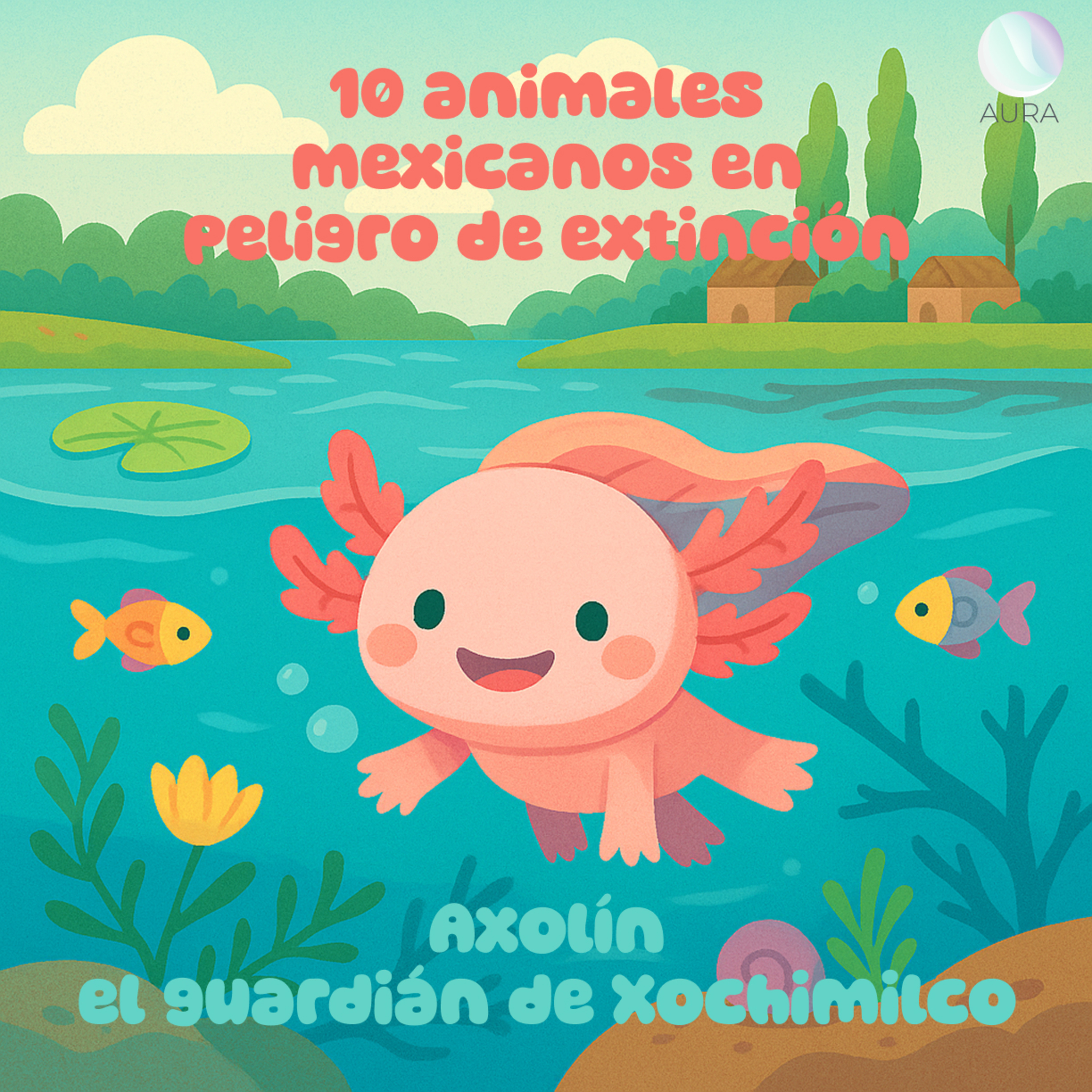 Axolín, el guardián de Xochimilco – Un cuento para enseñar a cuidar el agua y la salud desde casa episode artwork