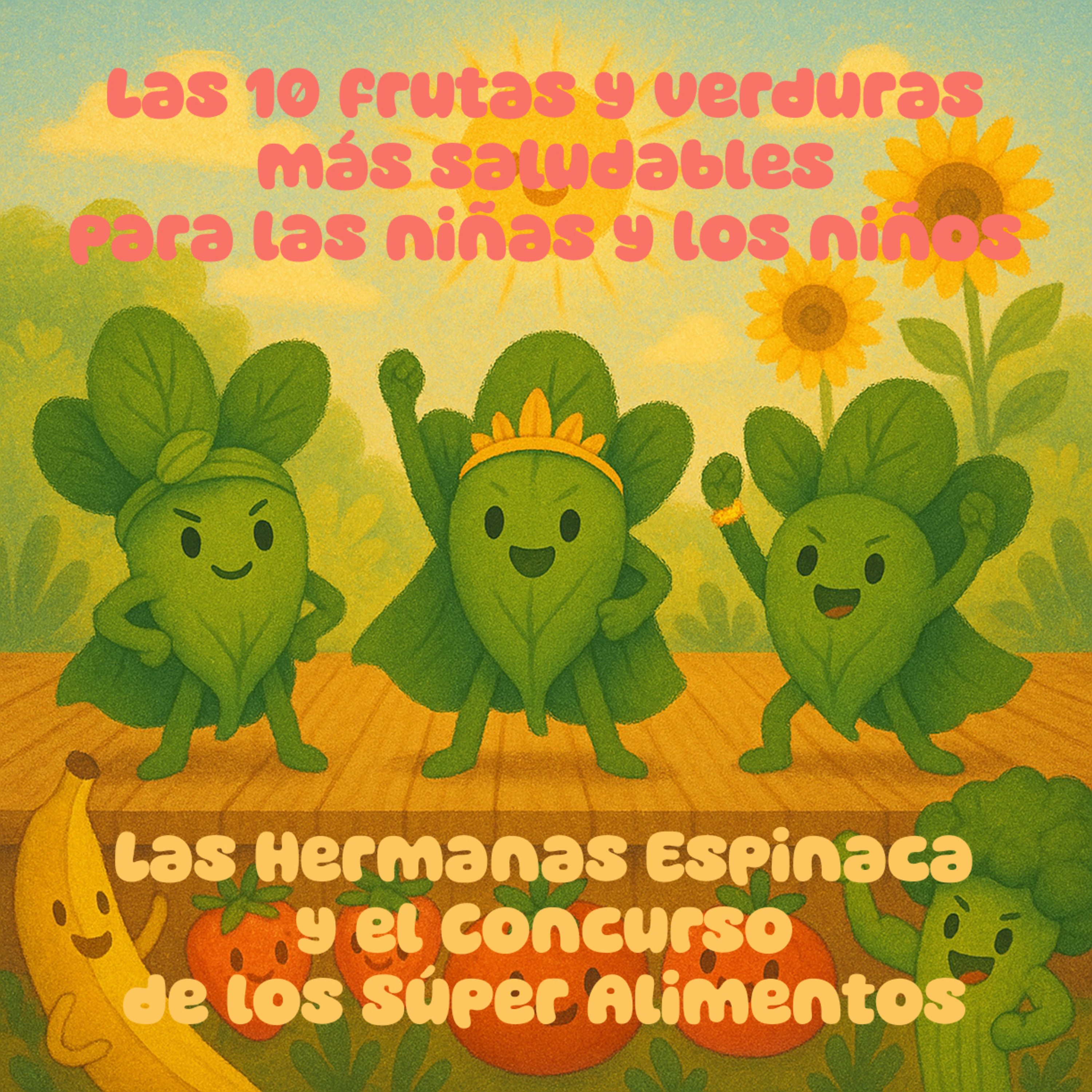 Las Hermanas Espinaca y el Concurso de los Súper Alimentos – Un cuento para aprender a comer sano y sentirse fuerte episode artwork
