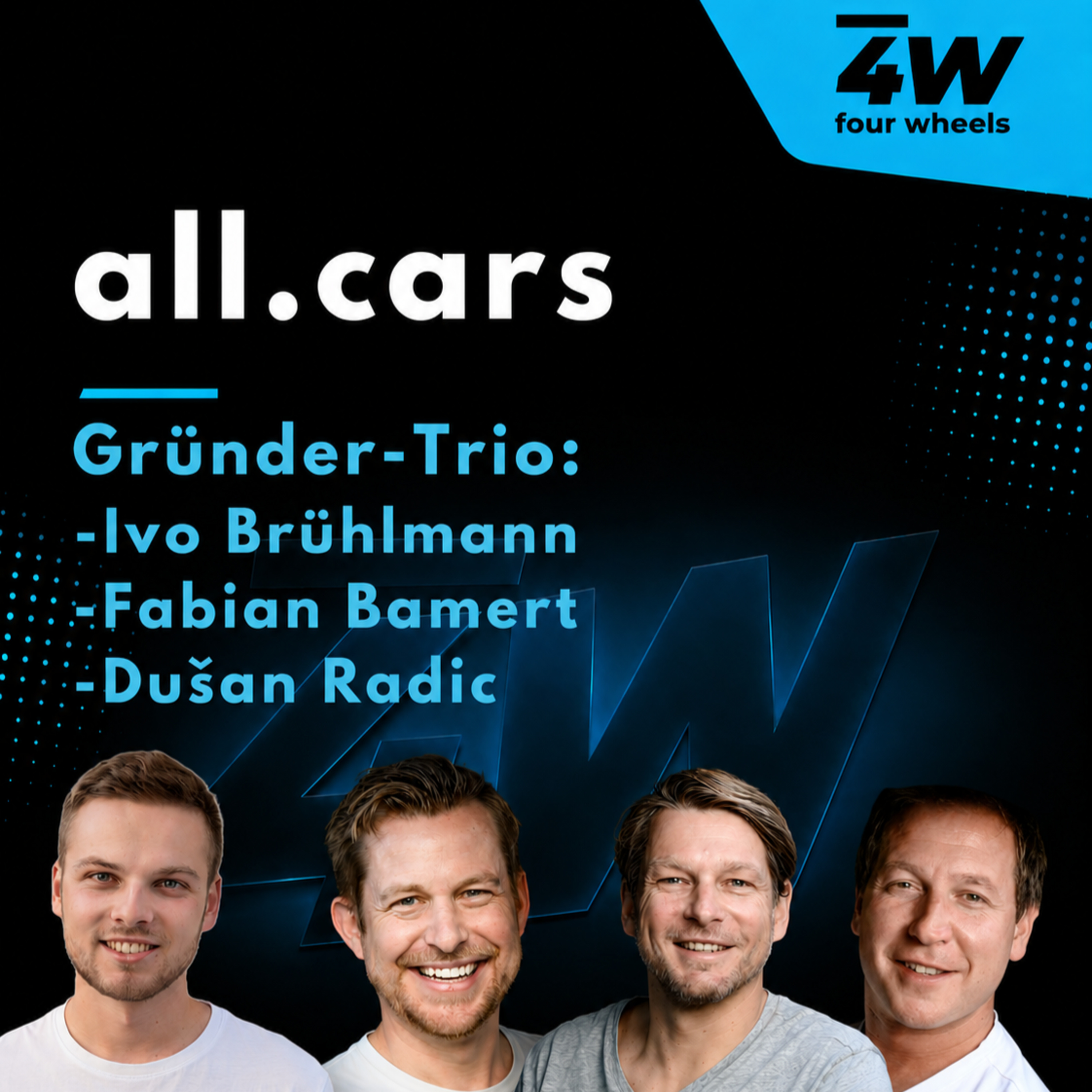 071 - all.cars: Wie drei Freunde den Nissan Z in die Schweiz holen - four wheels Podcast episode artwork