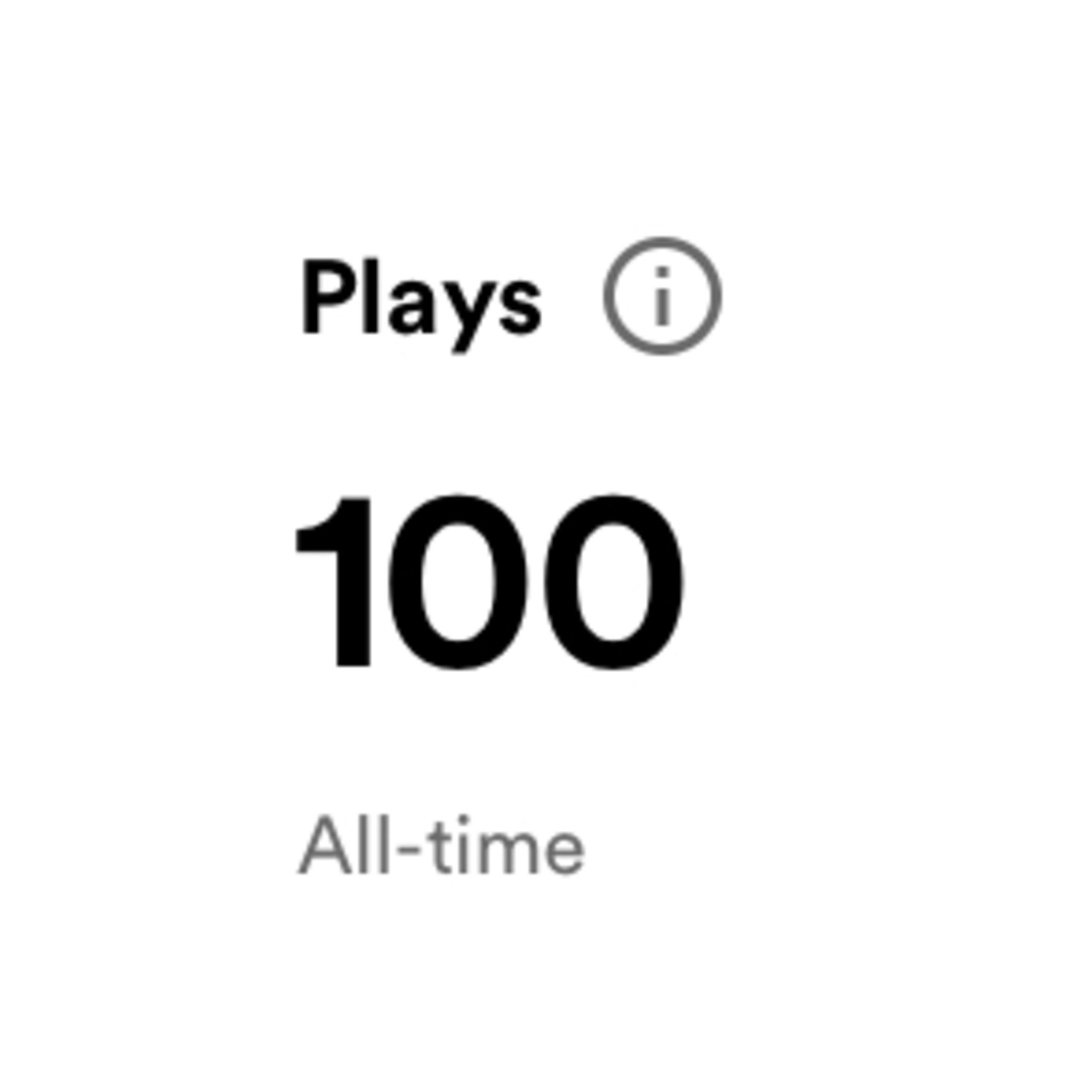 100 PLAYS!!!🥳