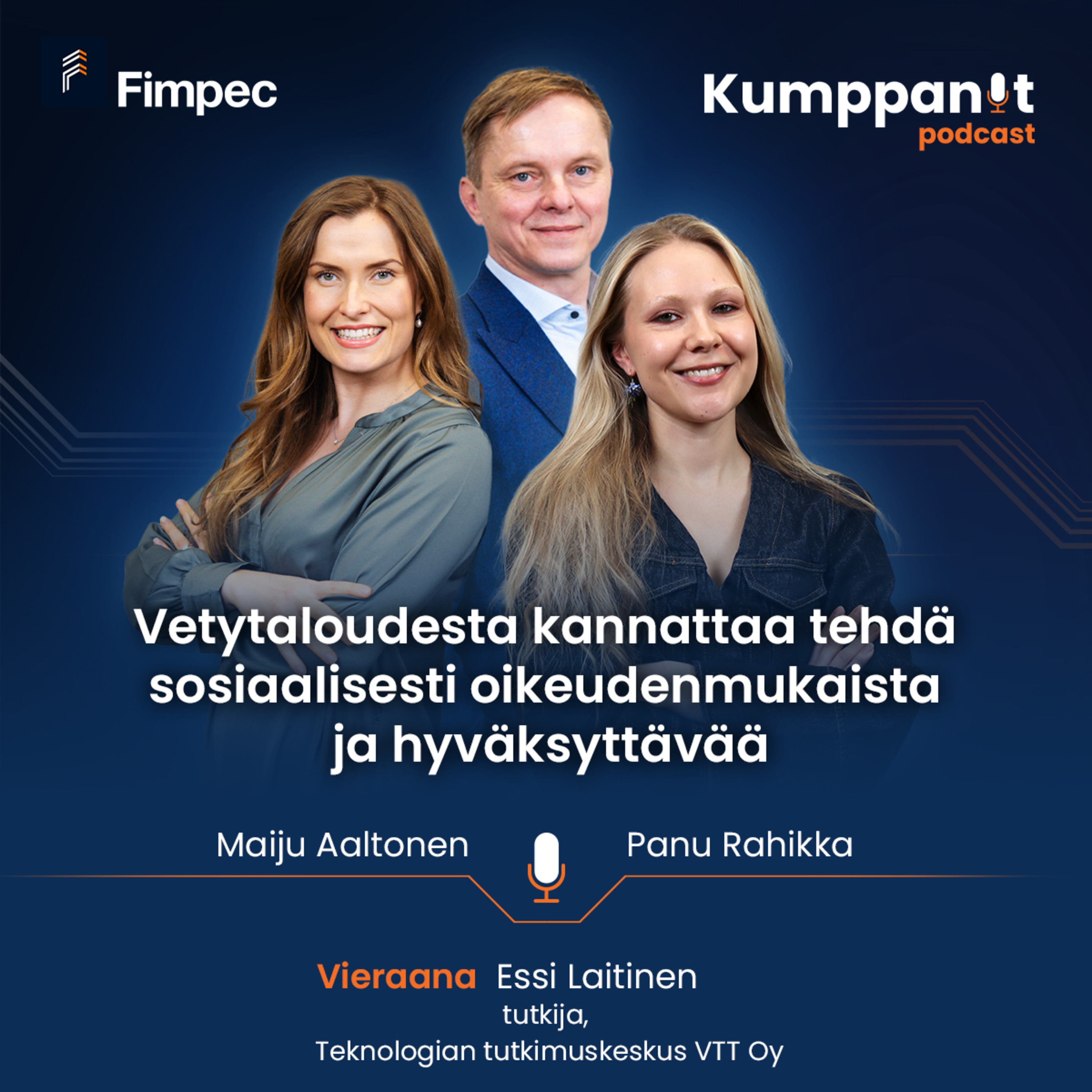 Vetytaloudesta kannattaa tehdä sosiaalisesti oikeudenmukaista ja hyväksyttävää episode artwork