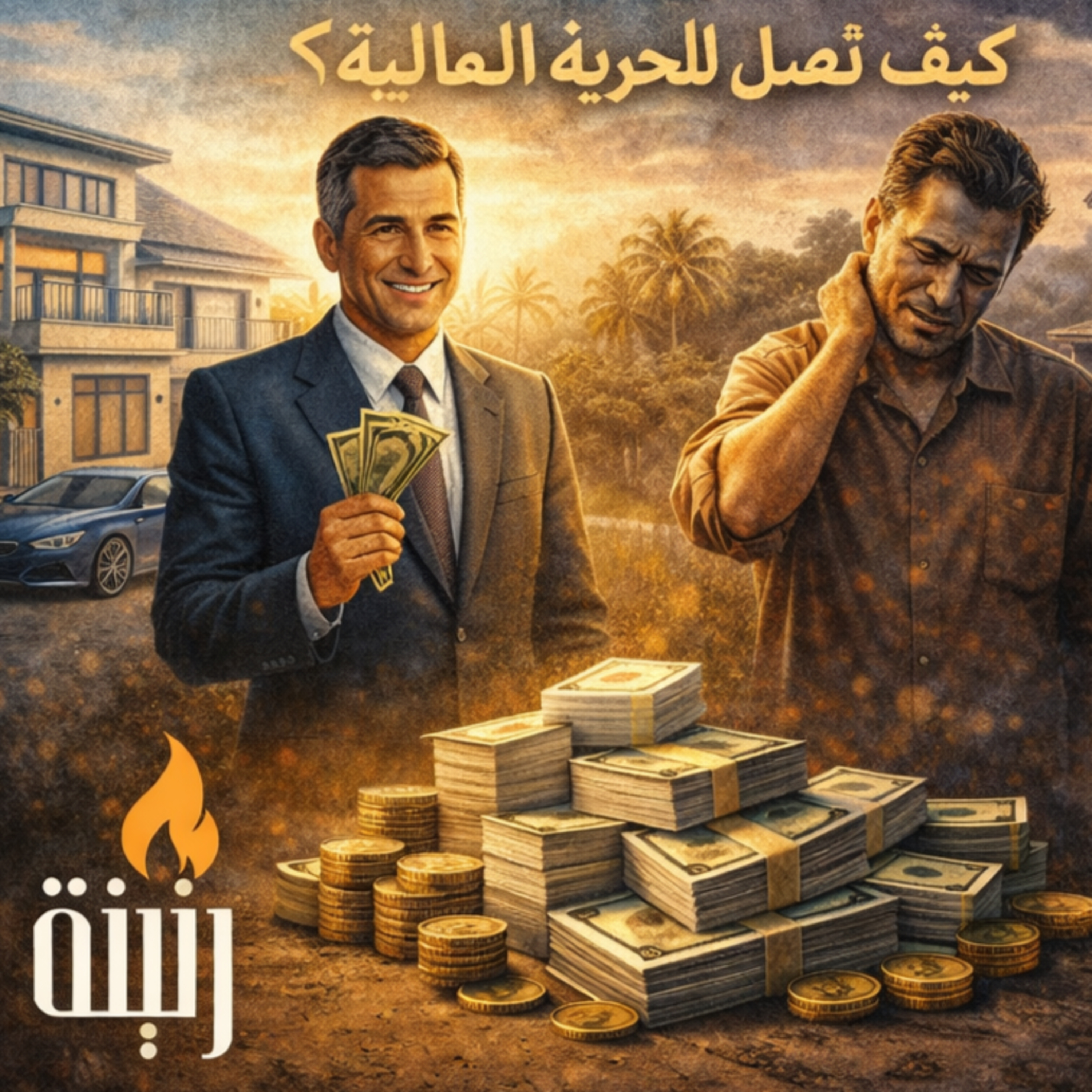 الأب الغني والأب الفقير | دروس روبرت كيوساكي في الحرية المالية
