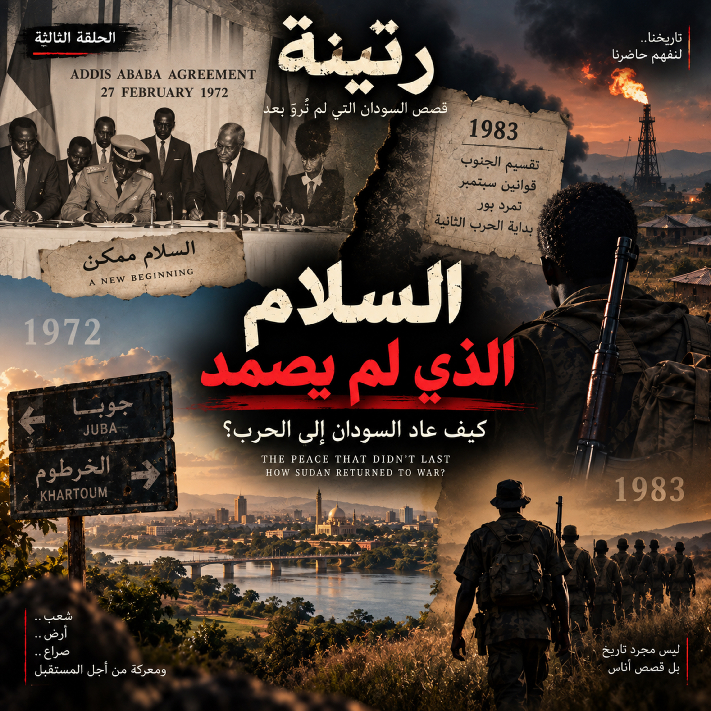 السلام الذي لم يصمد | كيف عاد السودان إلى الحرب؟ — حكاية الجنوب الحلقة 3