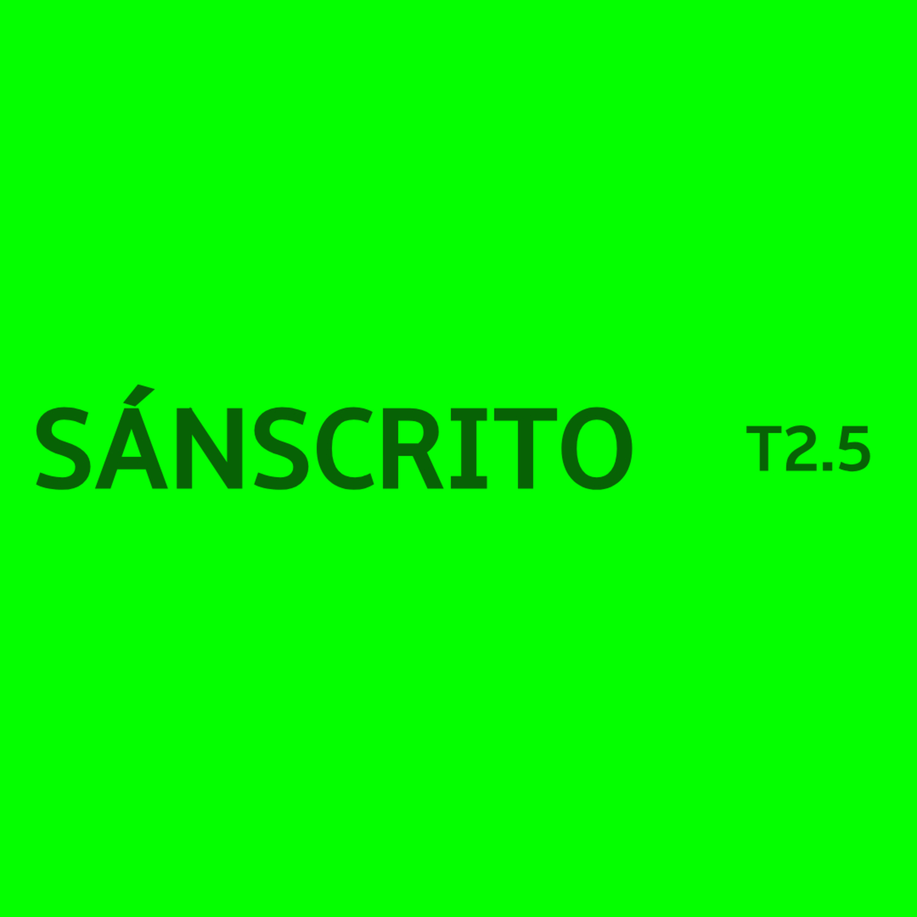 2.5.- Sánscrito