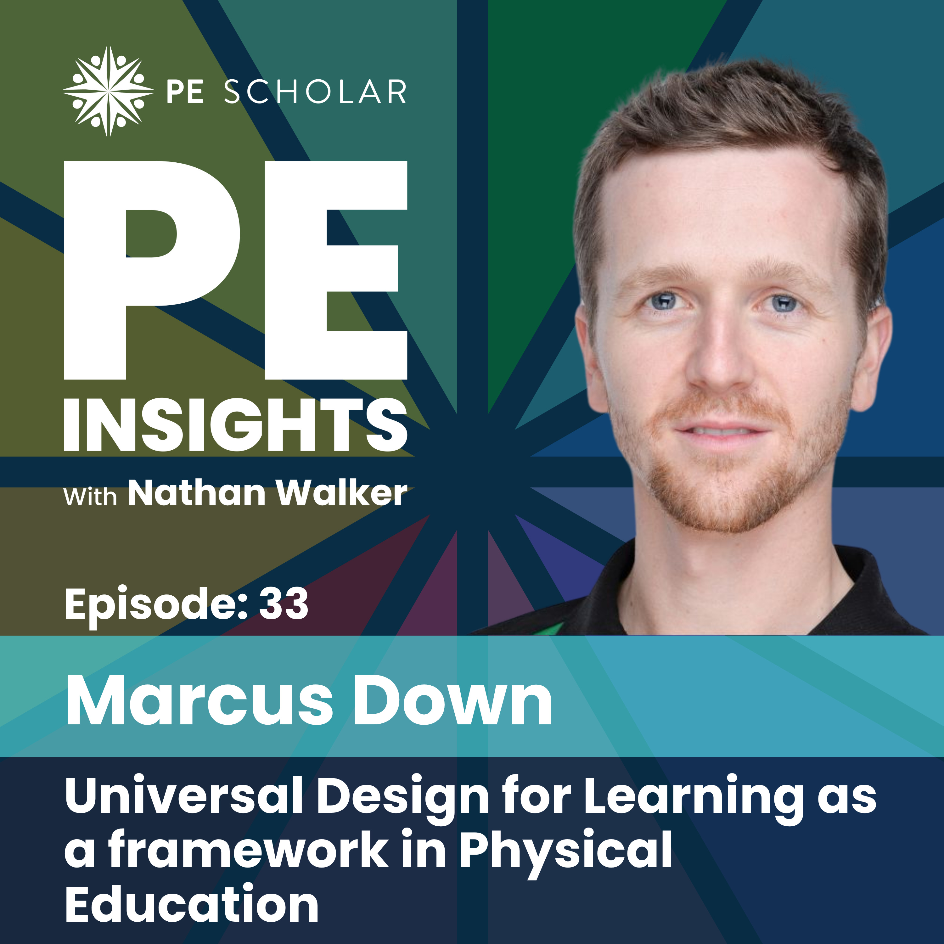 Episode 33 - Marcus Down - Universal Design for Learning as a framework in Physical Education episode artwork