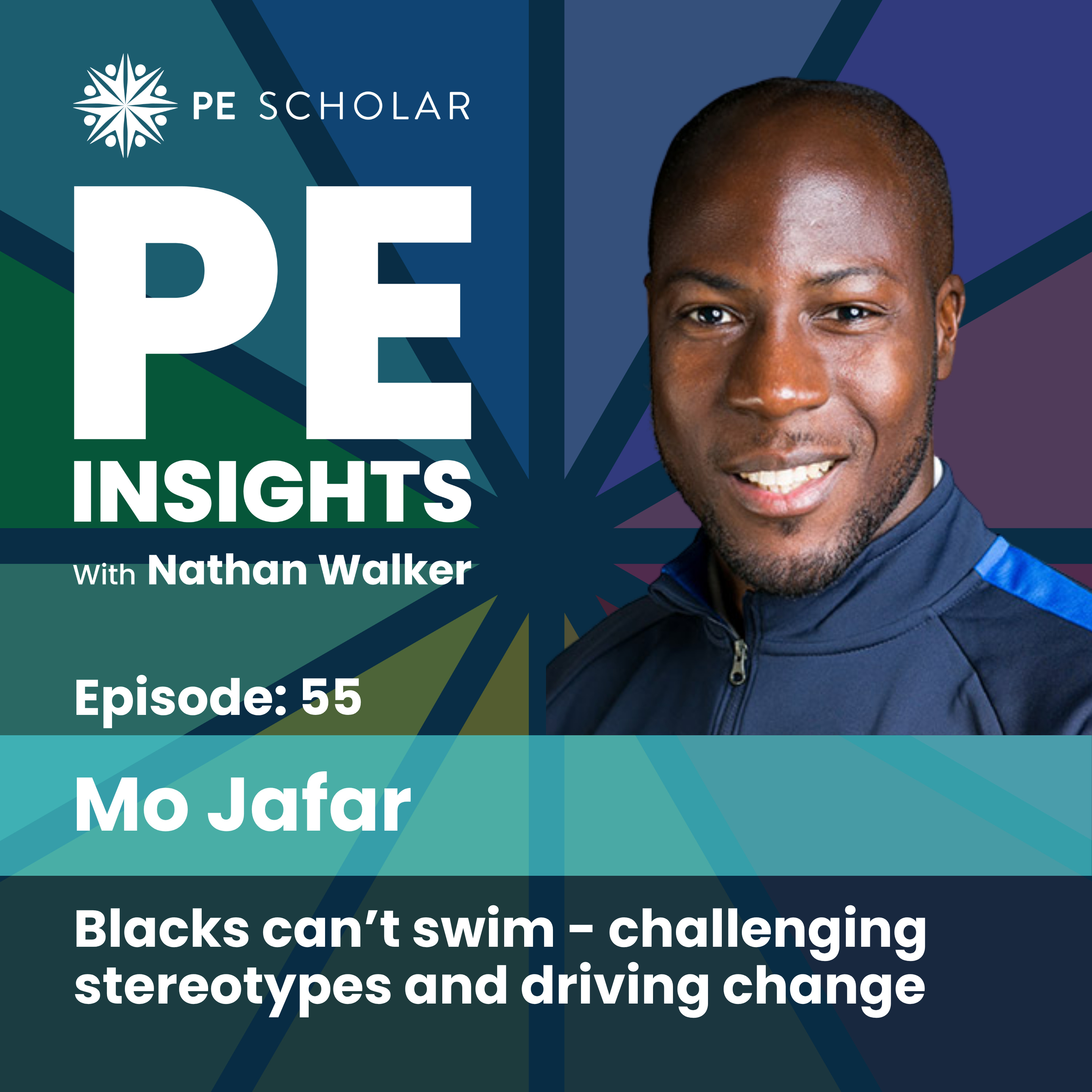 Episode 55 - Mo Jafar - Blacks can't swim - challenging stereotypes and driving change episode artwork