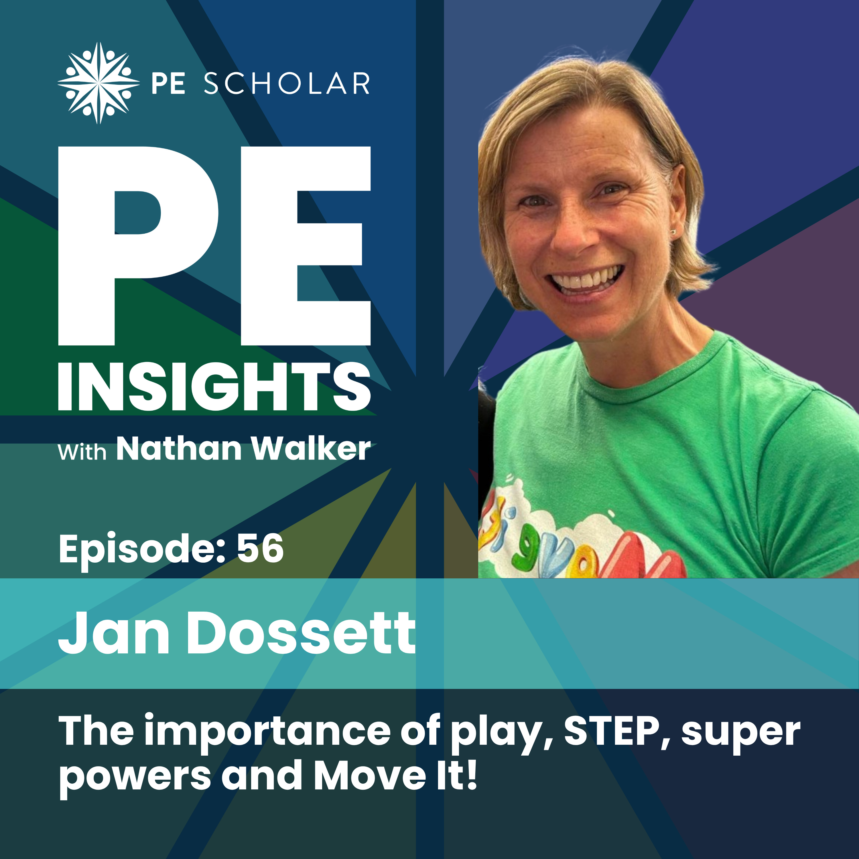 Episode 56 - Jan Dossett - The importance of play, STEP, super powers and Move It!