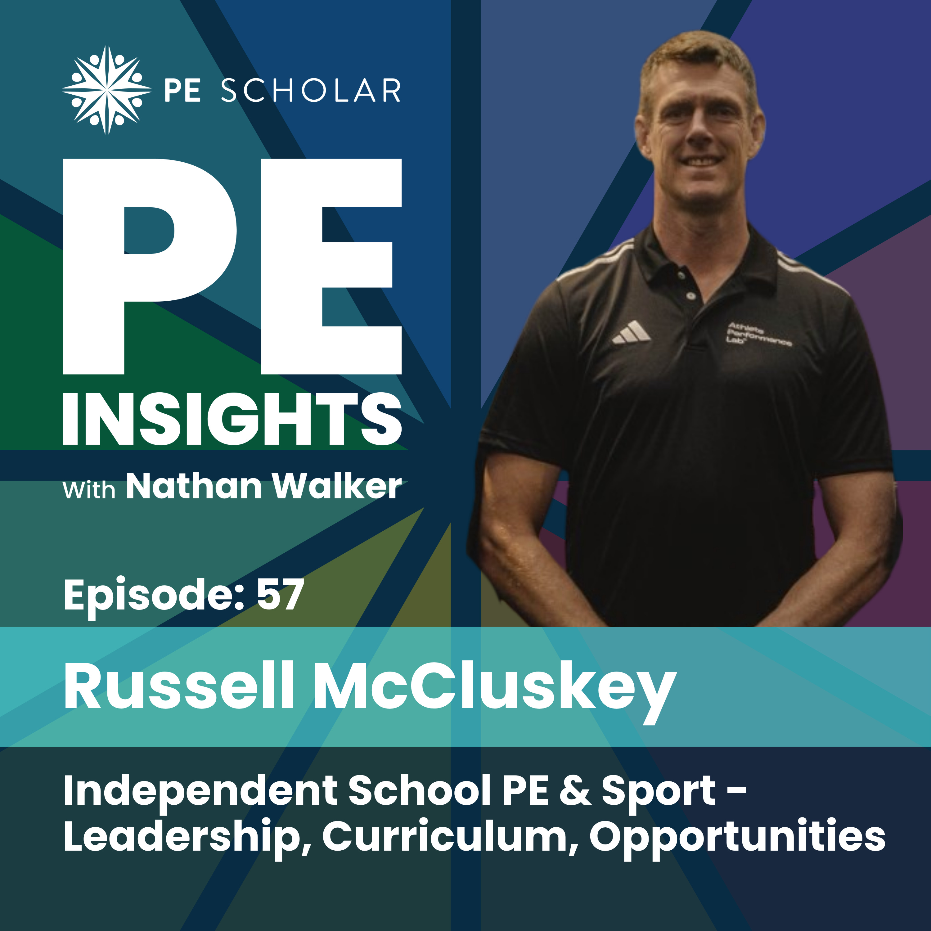 Episode 57 - Russell McCluskey - Independent School PE & Sport - Leadership, Curriculum, Opportunities episode artwork
