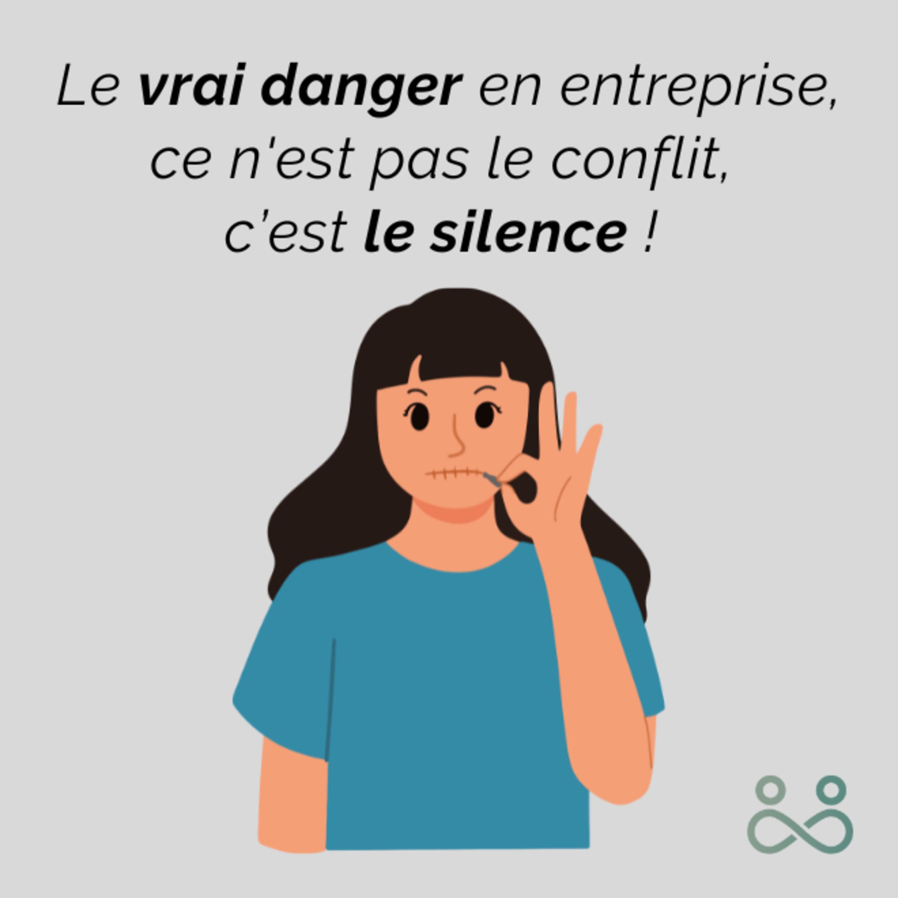 #24, Ce n'est pas le conflit le vrai danger en entreprise, c'est le silence ! 🤐 episode artwork