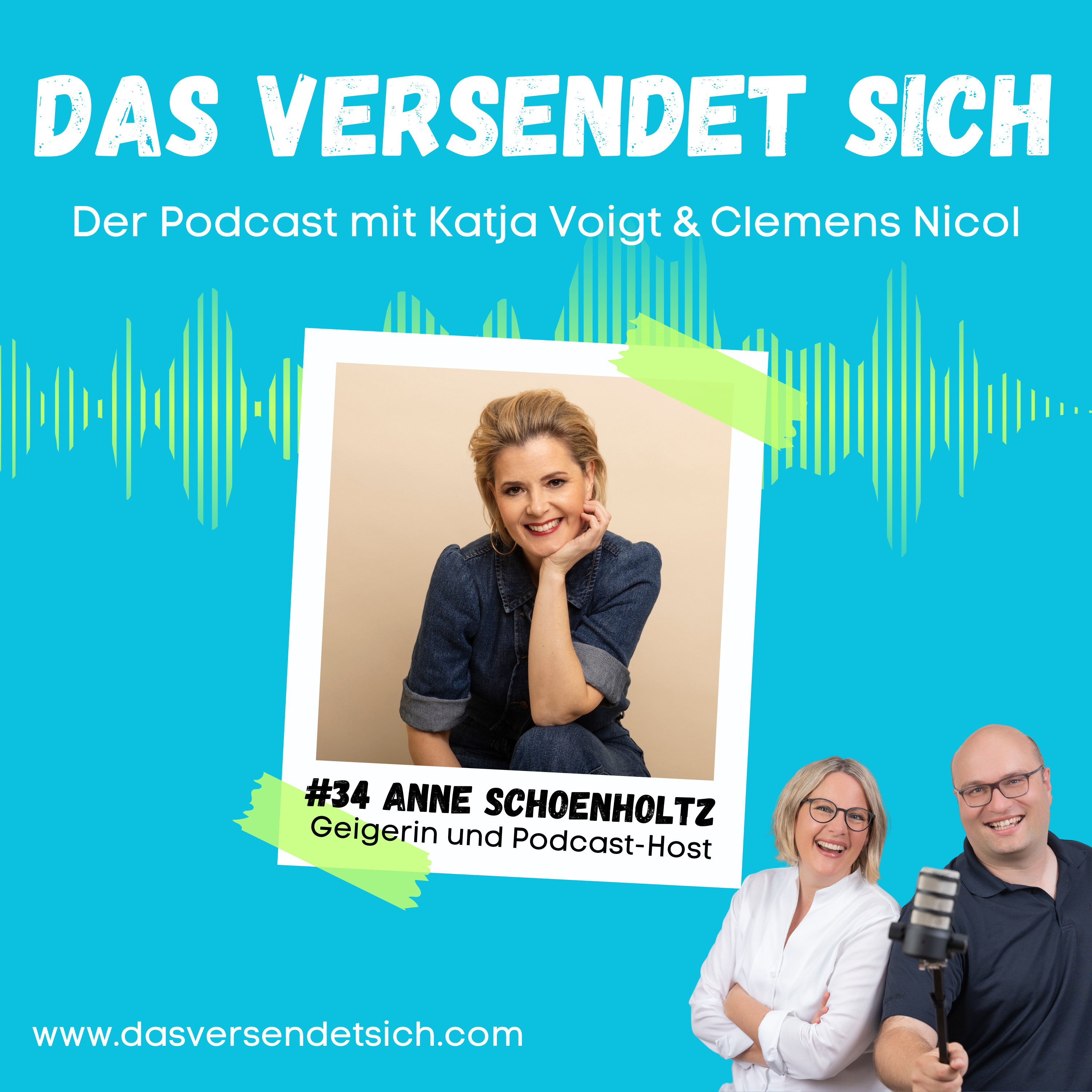 Folge 34 - Geigerin & Moderatorin Anne Schoenholtz: Moderation ist ihr Hobby ;-) episode artwork