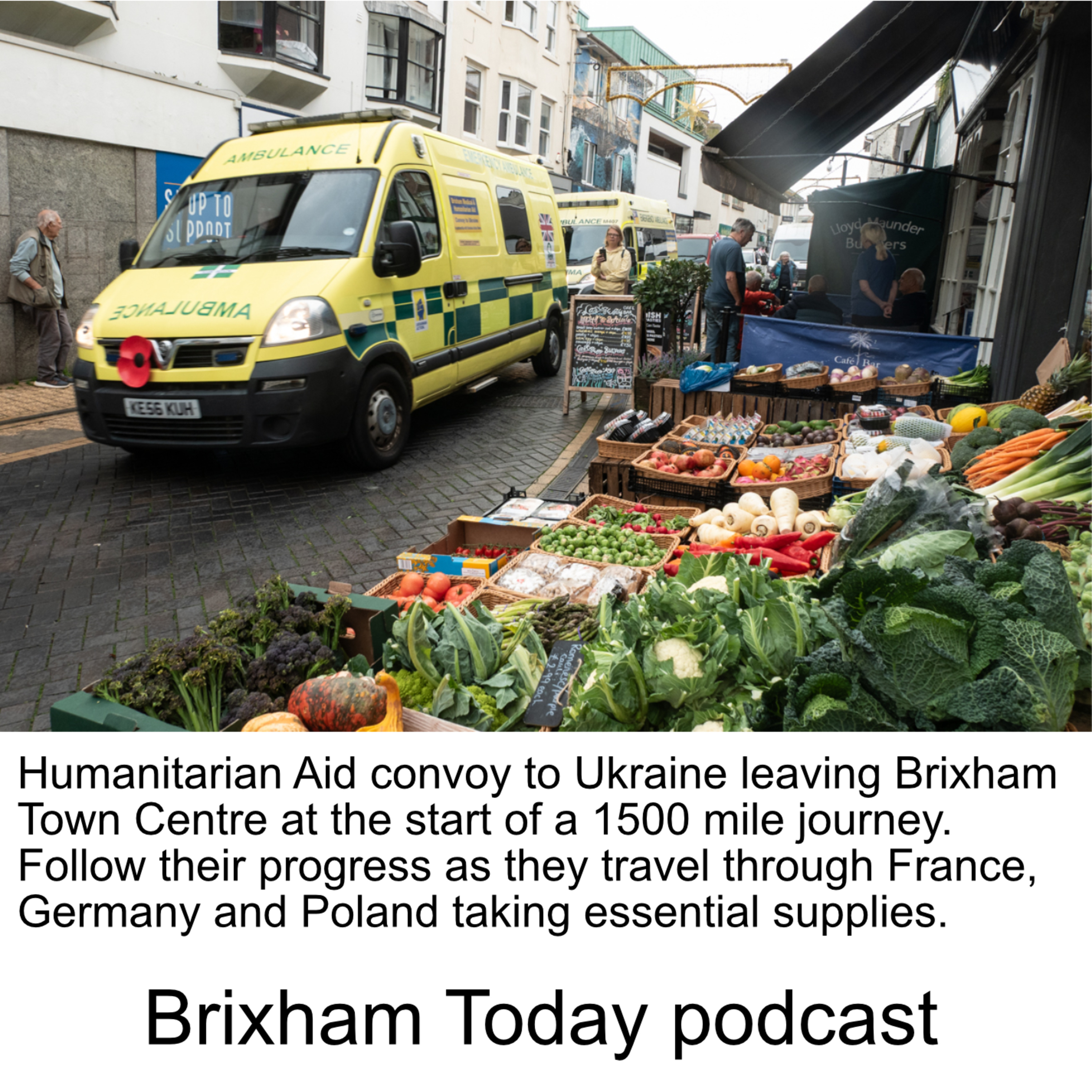 Ukraine convoy departs Brixham