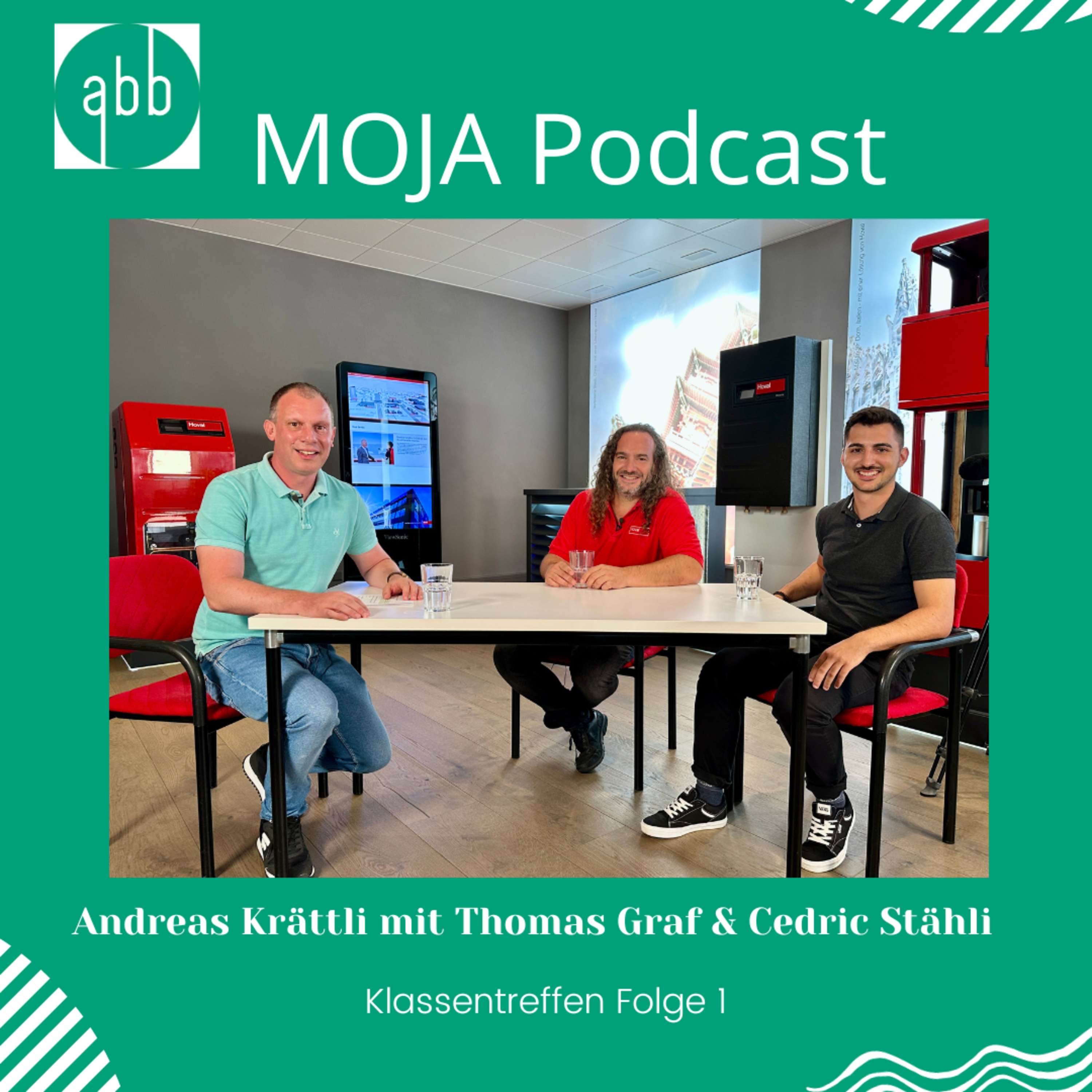 25 Jahre MOJA 1#: Klassentreffen mit Thomas Graf, Leiter der Berufsbildung bei Hoval und Cedric Stähli, Strategic Procurement Manager bei Hamilton Medical AG episode artwork