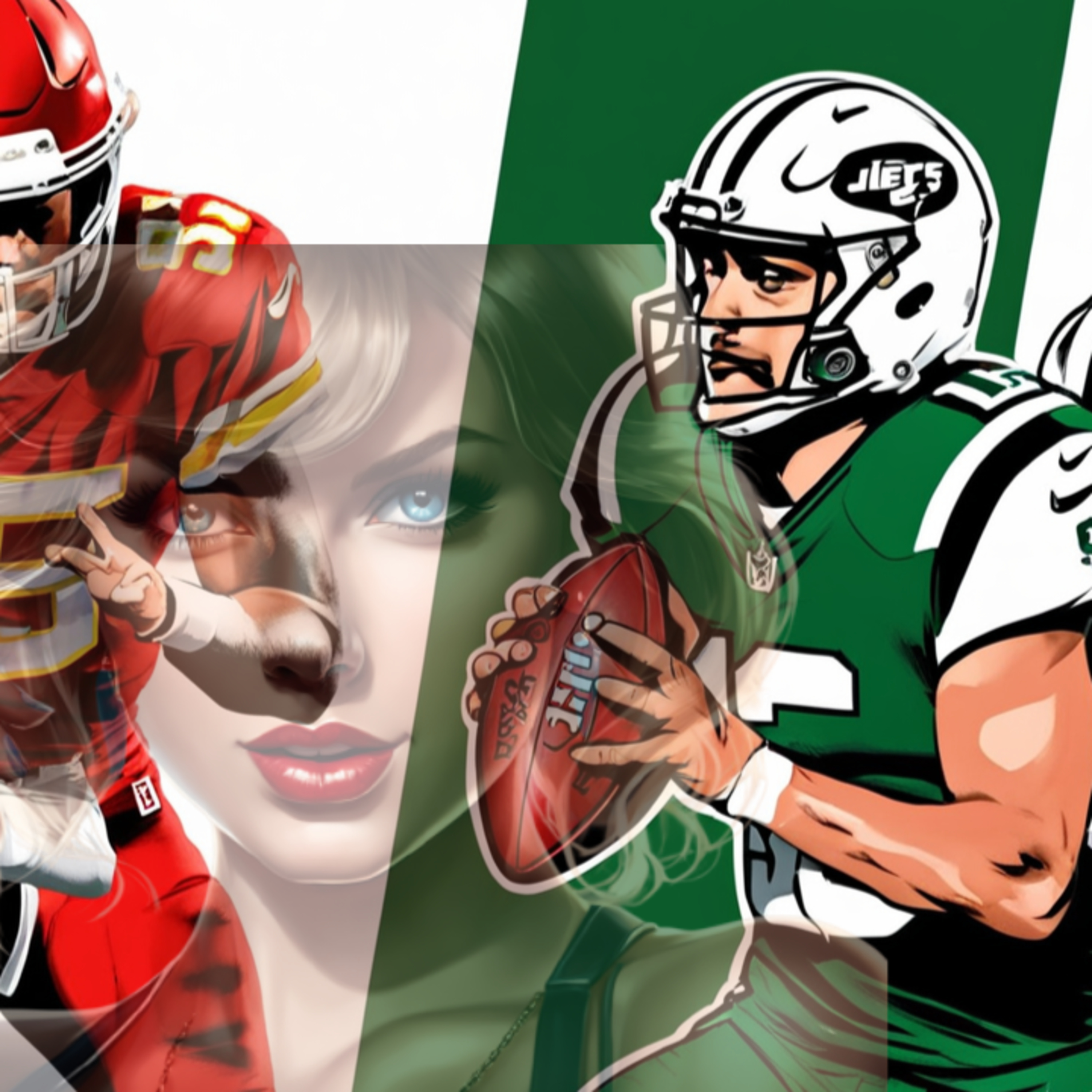 Can Mahomes Turn the Jets into the Washington Generals? Will taylor swift Show Up? #nfl episode artwork
