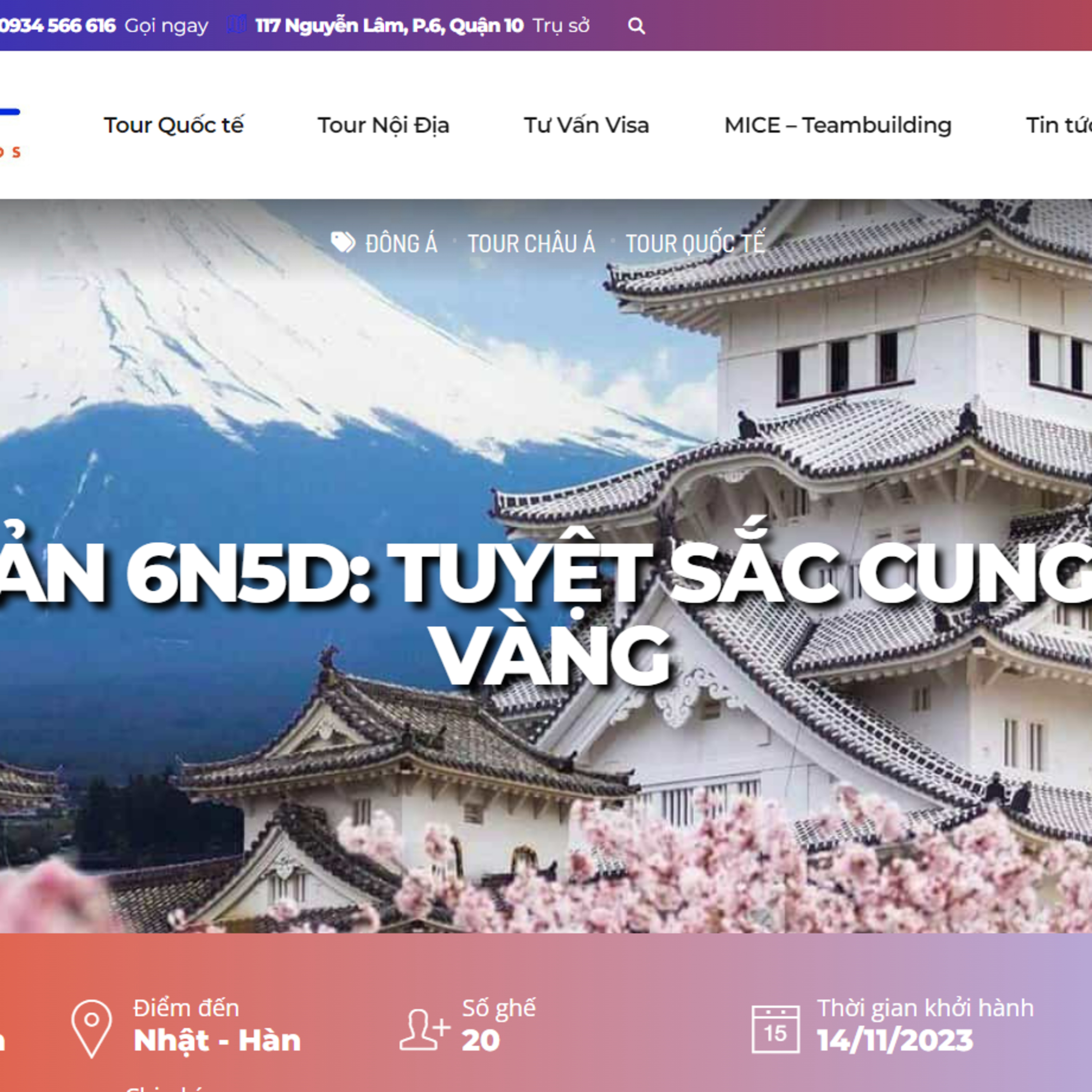 NHẬT BẢN 6N5D: TUYỆT SẮC CUNG ĐƯỜNG VÀNG episode artwork