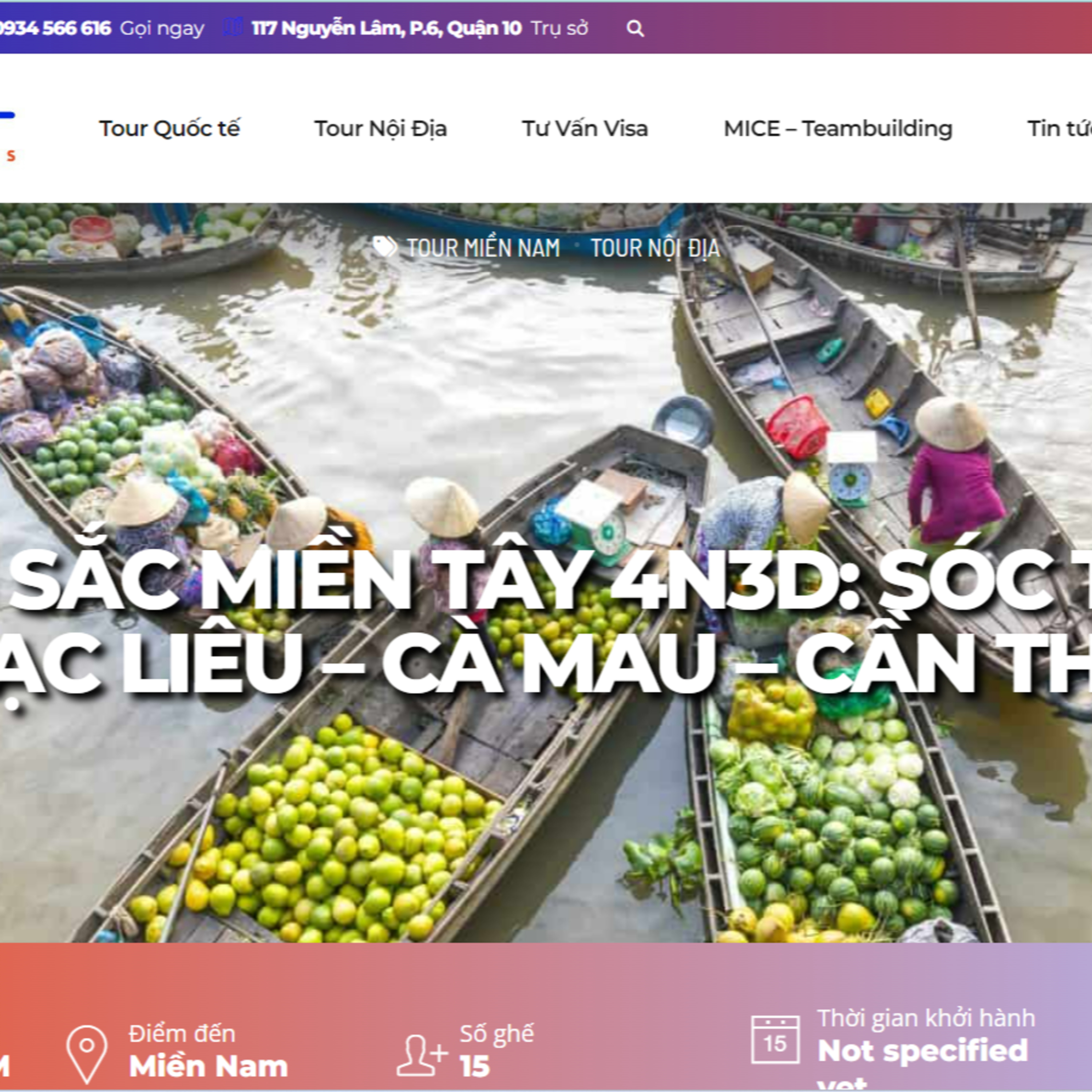 Tour Miền Tây 4N3D: Sóc Trăng - Bạc Liêu - Cà Mau - Cần Thơ episode artwork