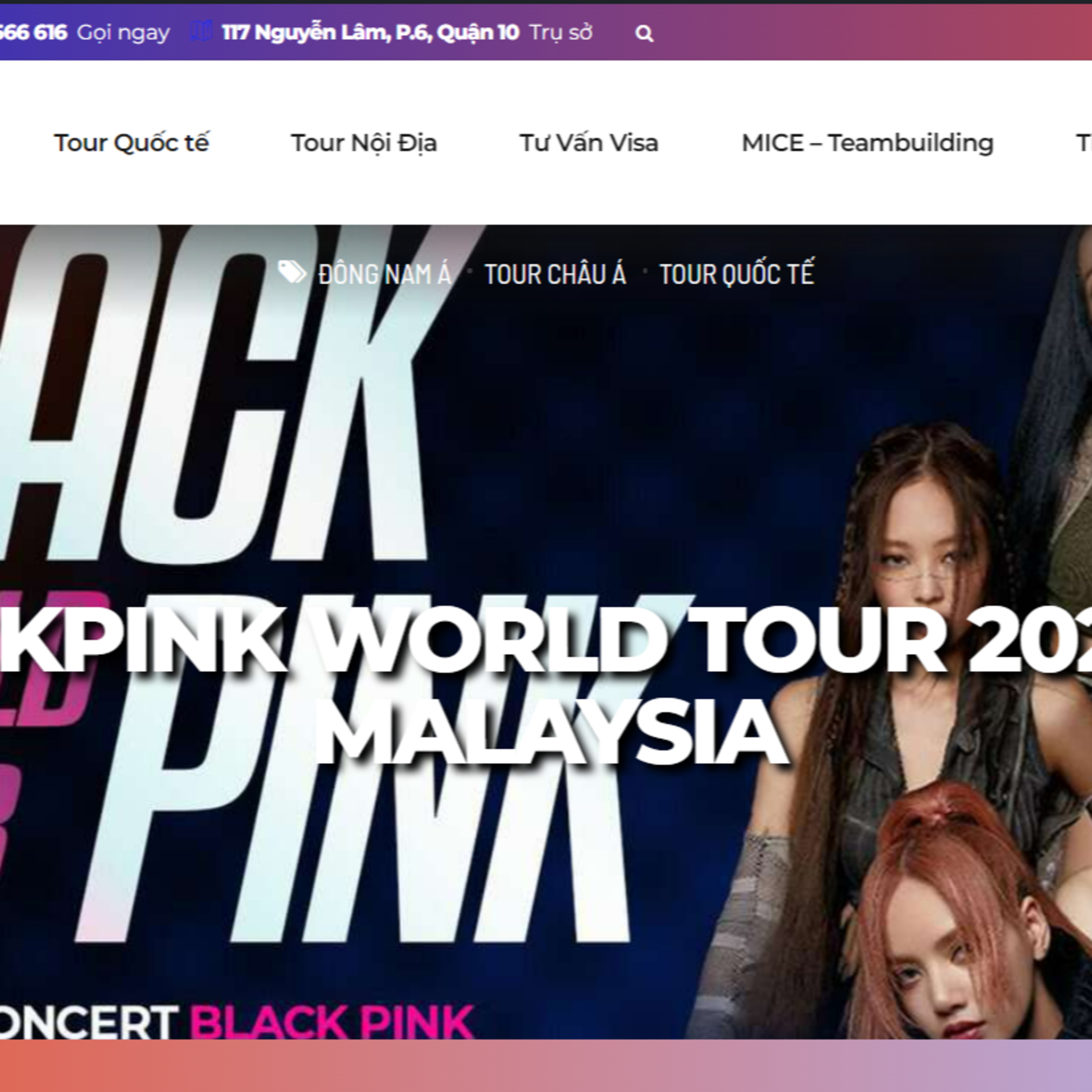 BlackPink World Tour 2023 tại Malaysia | Tour Free & Easy | VTourist