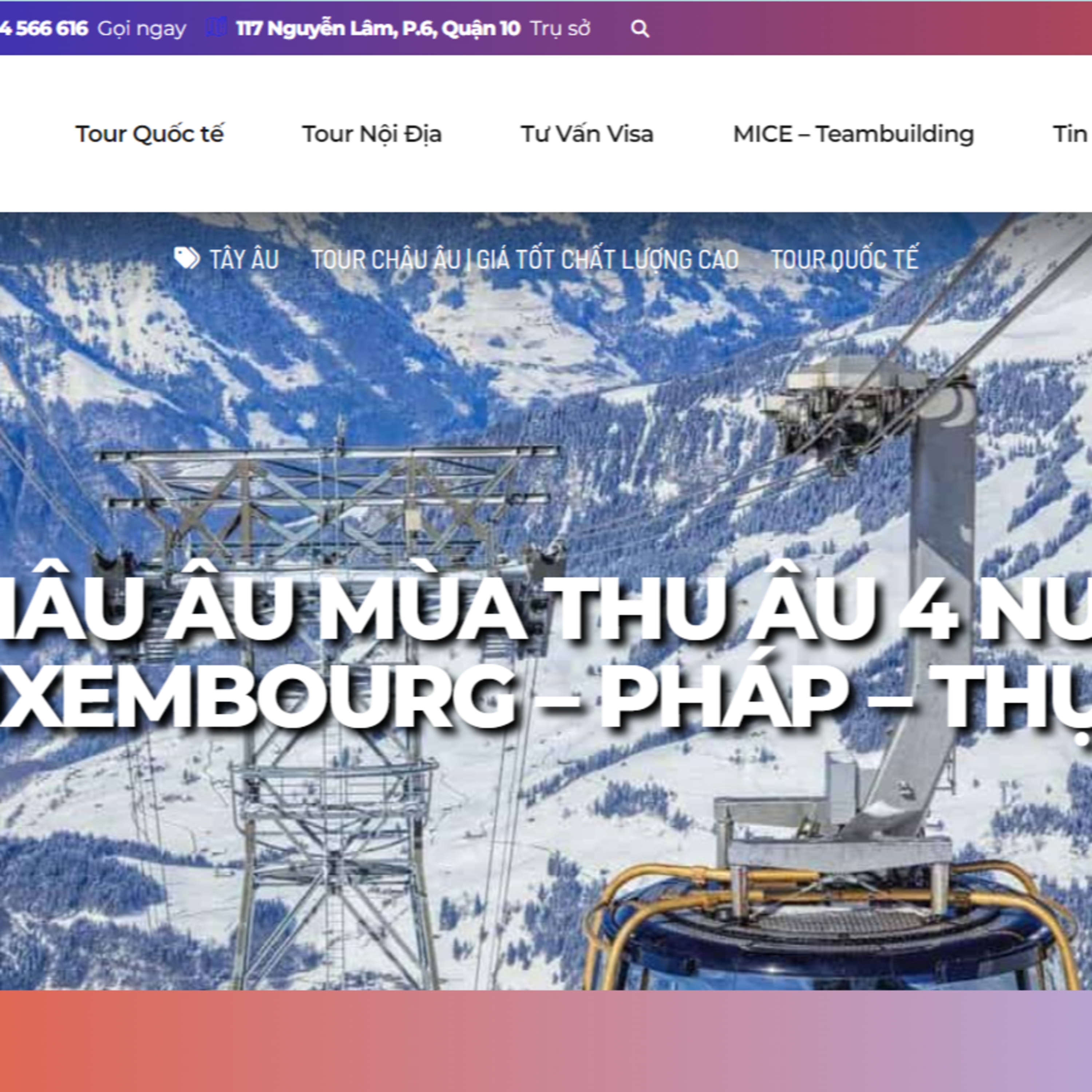 Khám Phá Vùng Đất Phong Cảnh Mê - Tour Châu Âu Mùa Thu 9N8D từ VTourist