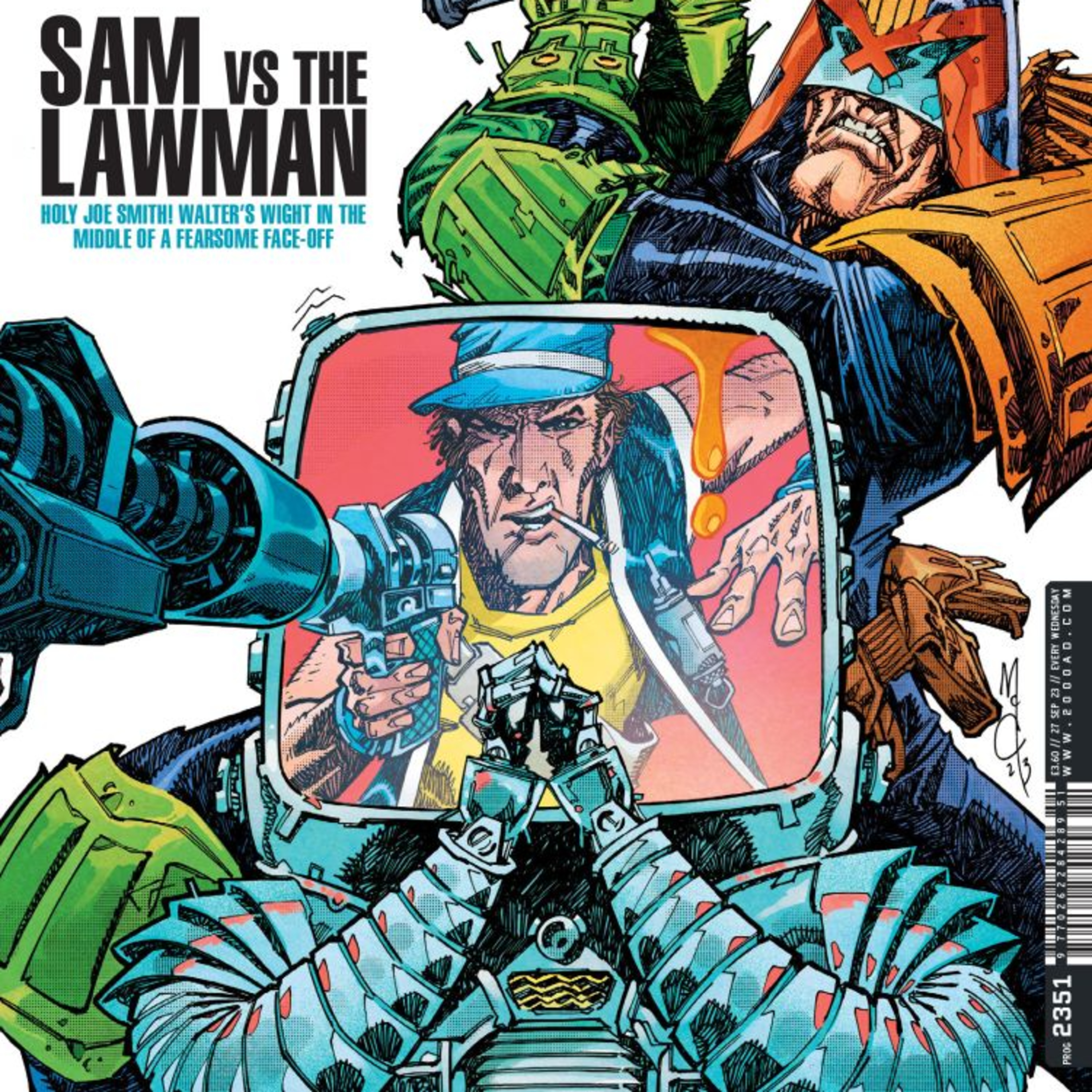 Prog 2351: Sam vs the Lawman episode artwork