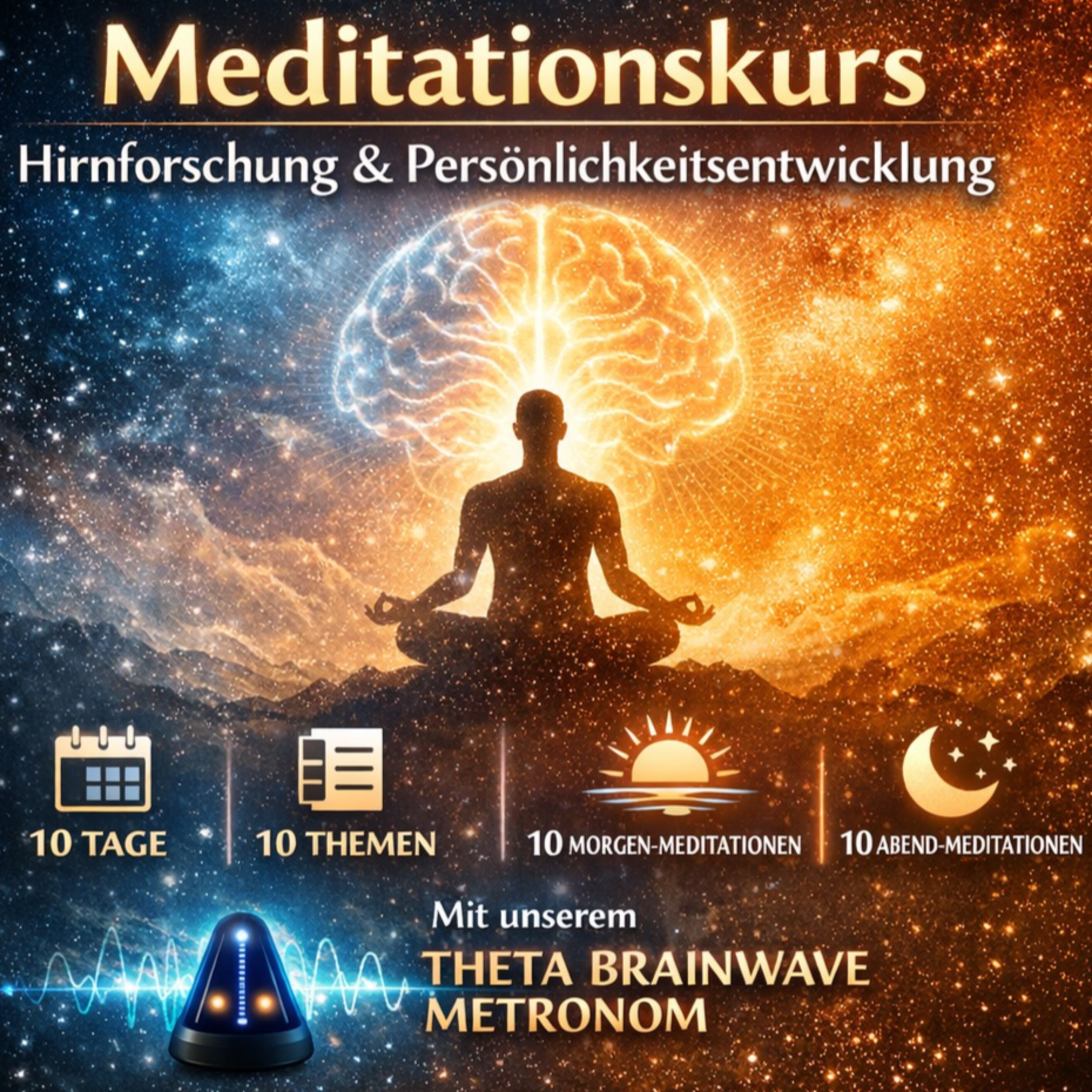 Morgenmeditation - Kurs Tag 01 - Hirnforschung & Persönlichkeitsentwicklung (Embodiment & Atmung) episode artwork