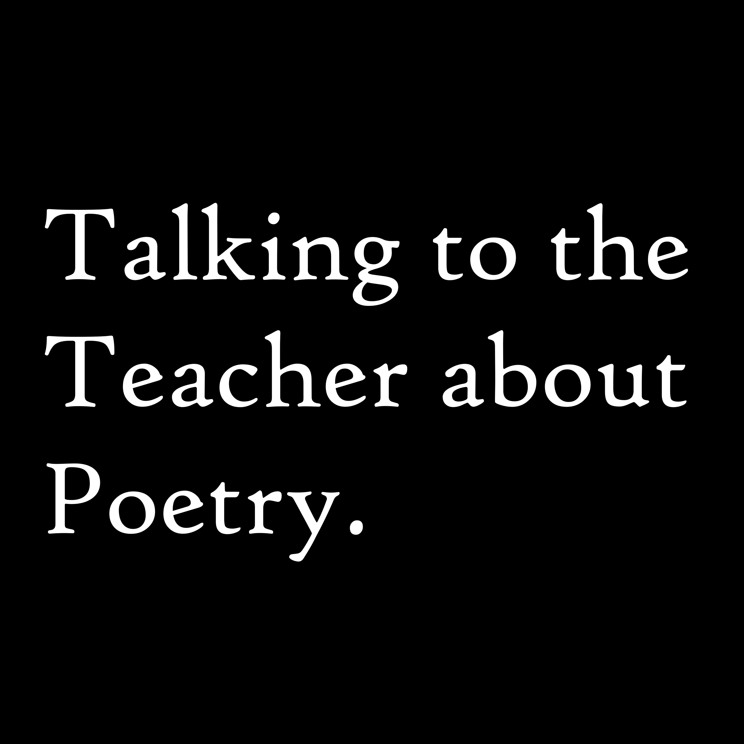 Episode 1: What's in a poem? episode artwork