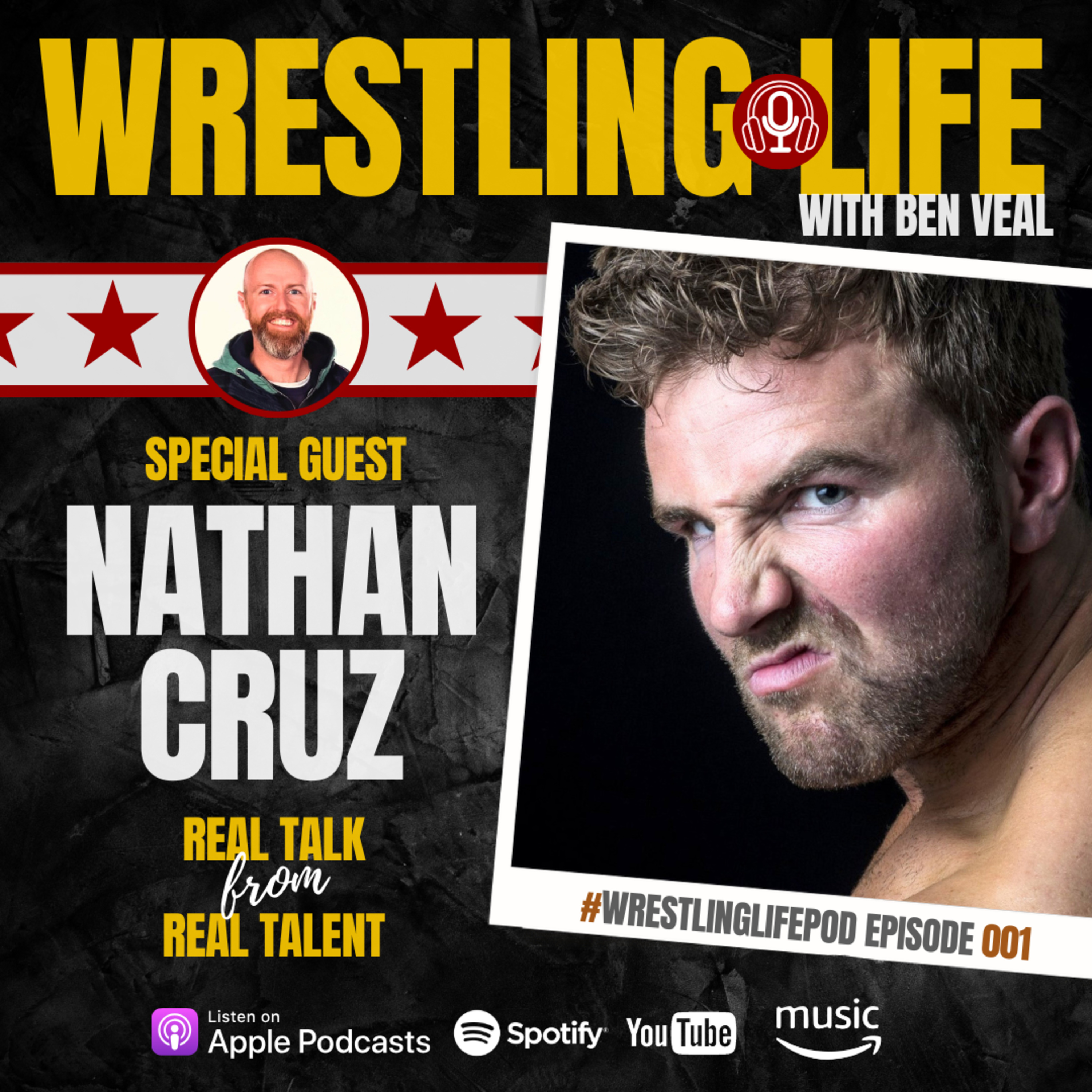 #001 | 'Second II None' Nathan Cruz: Wrestling for WWE, Missing Out on NXT UK and Locker Room Friendships episode artwork