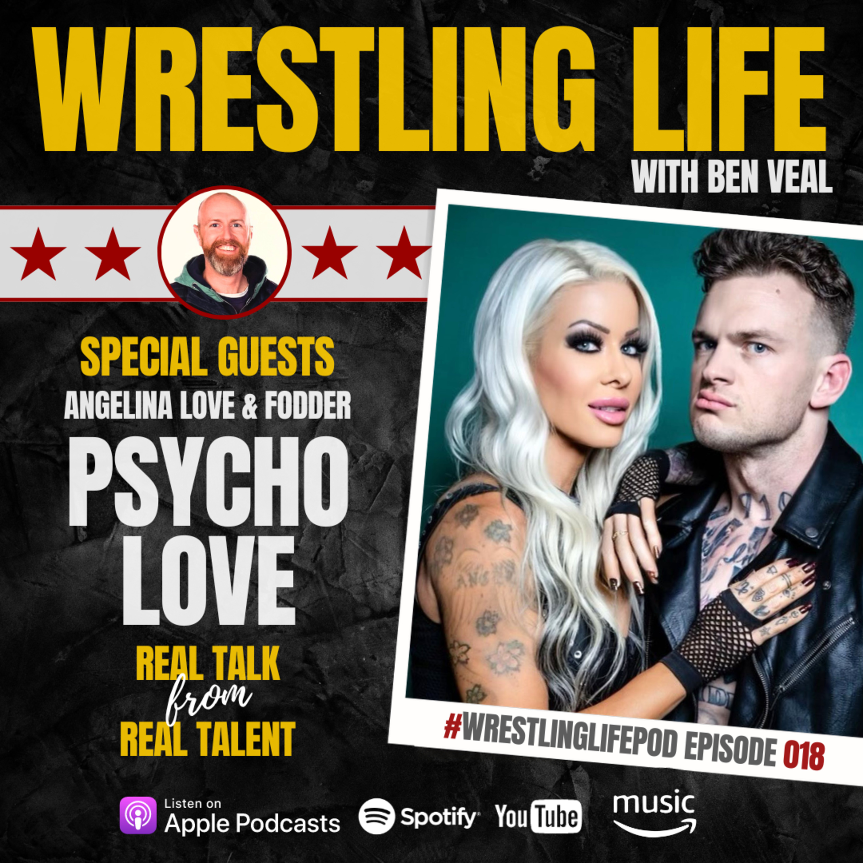 Angelina Love & Psycho Boy Fodder — Married Life and The Art of Wrestling Storytelling episode artwork