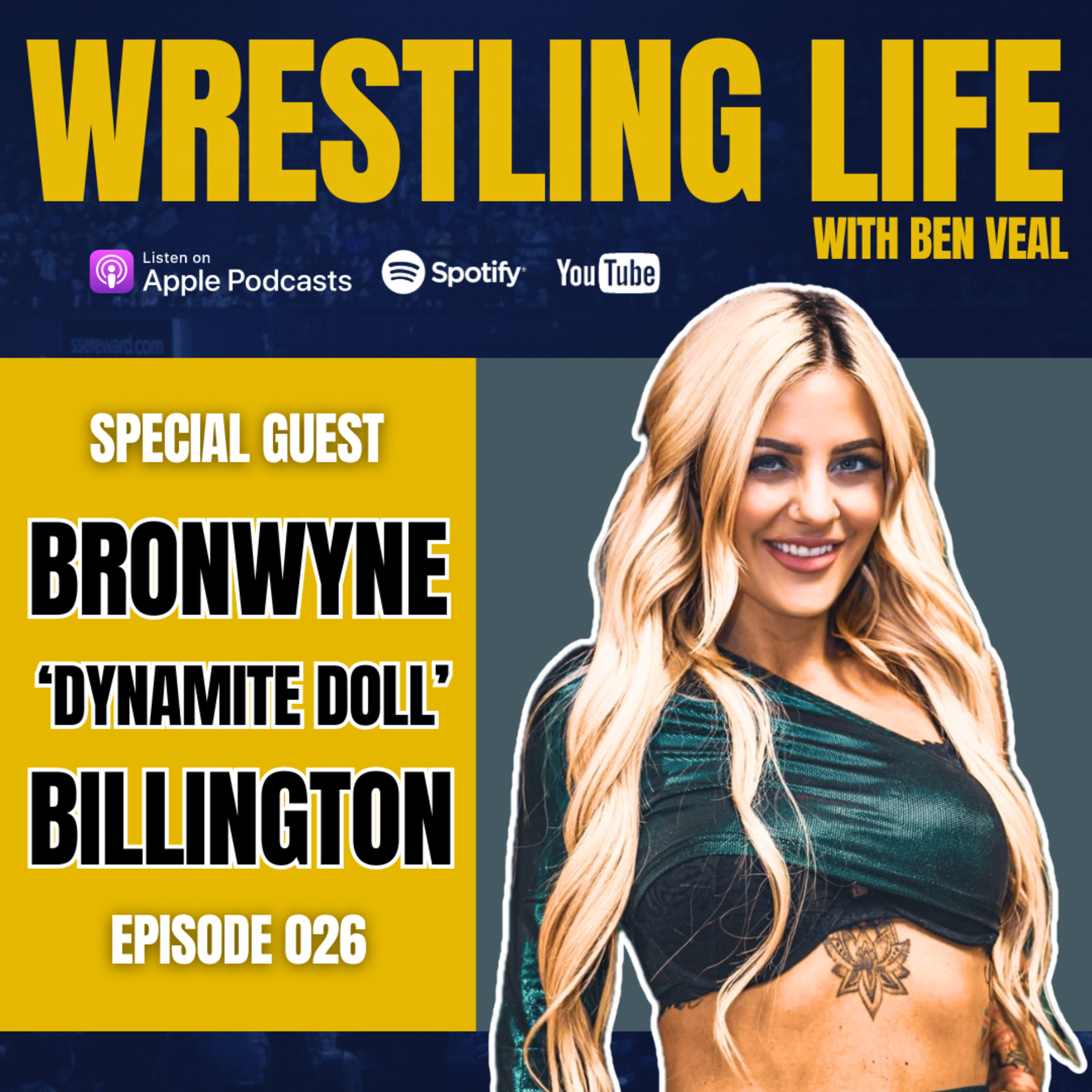 Bronwyne Billington — The Dynamite Kid's Legacy, Calgary Wrestling, Blazing Her Own Trail episode artwork