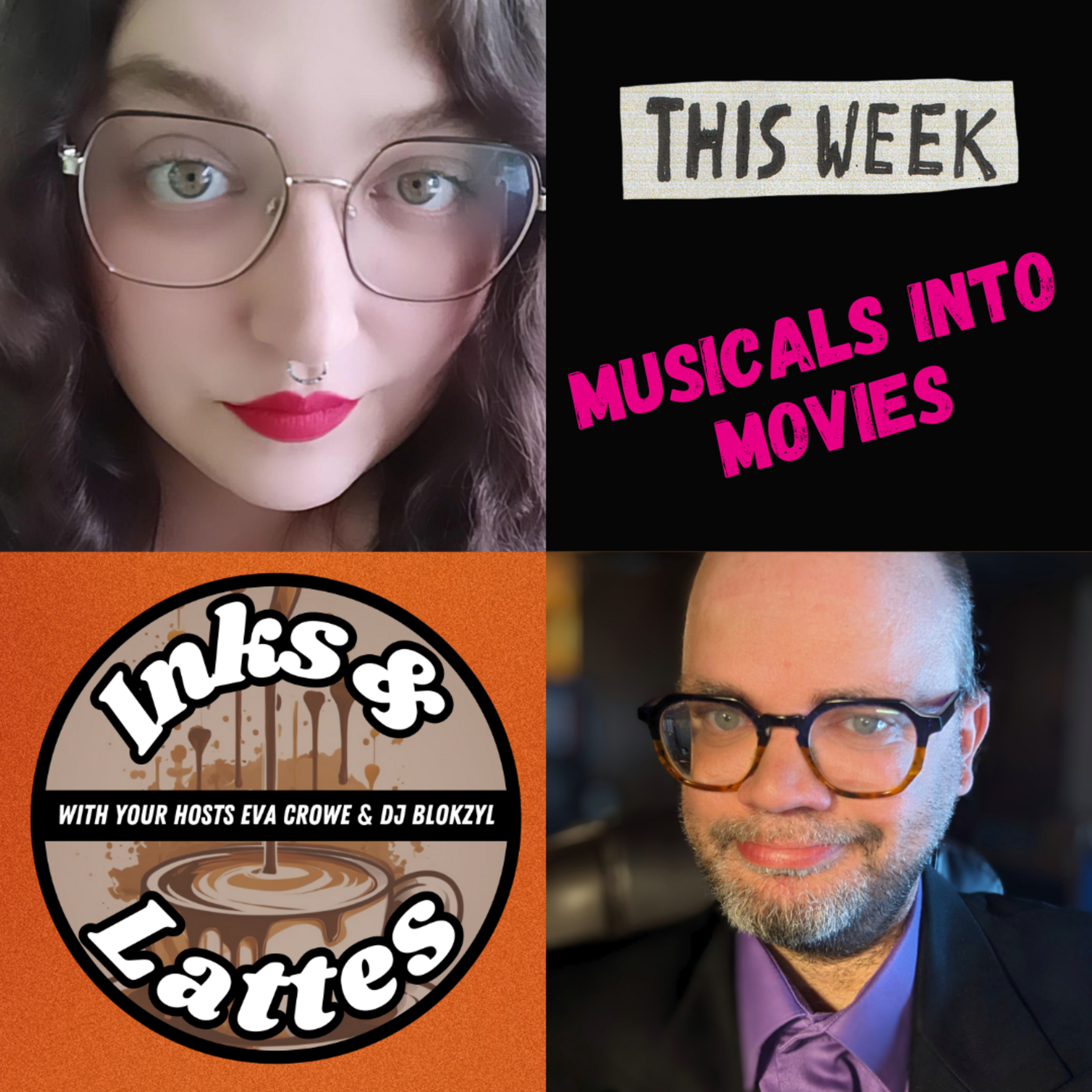 Inks & Lattes | Musical Magic | Sweeney Todd, Les Misérables, Wicked | Ep 18 episode artwork