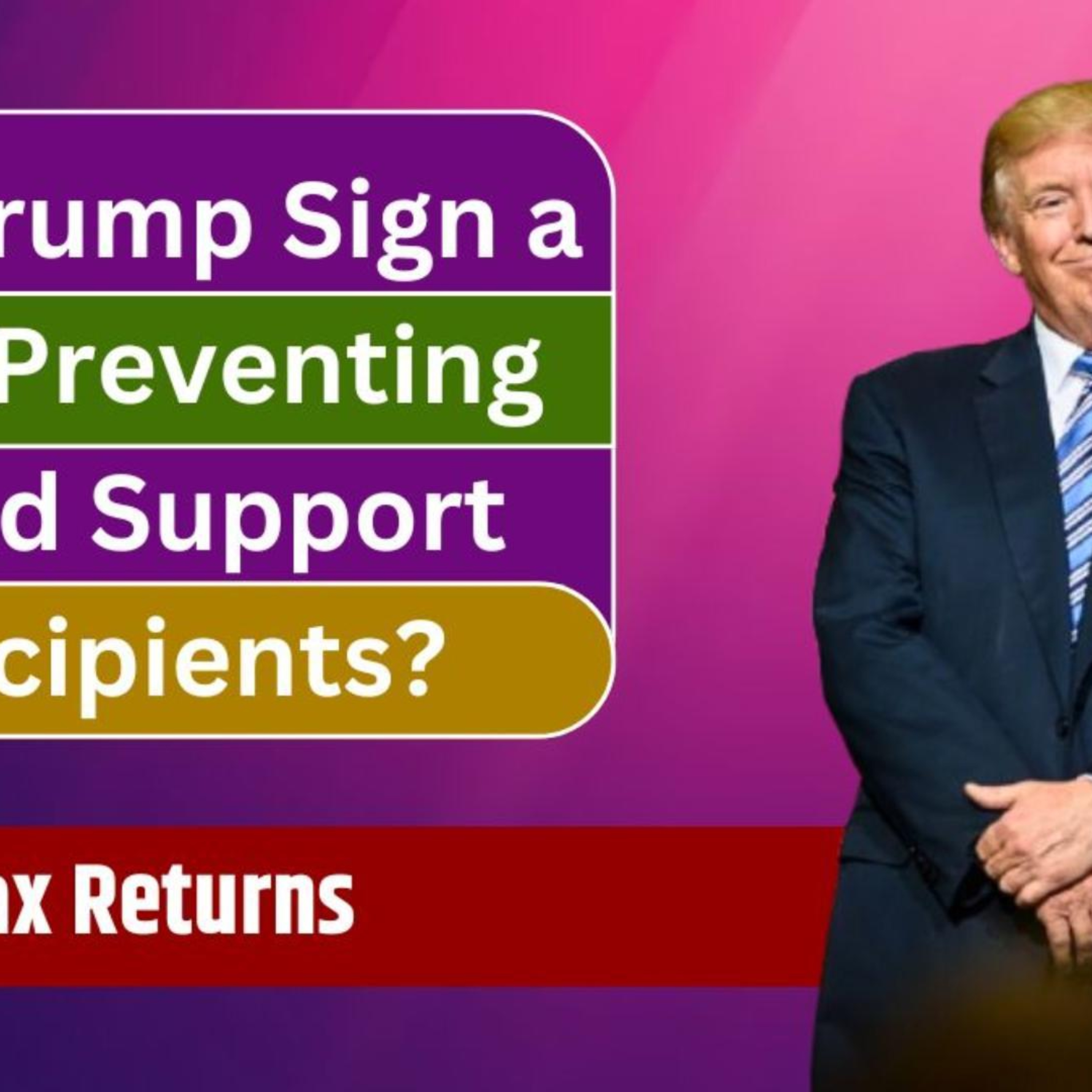 "Single moms are Scared of this New Child Support Law Being Passed By President Donald Trump" episode artwork