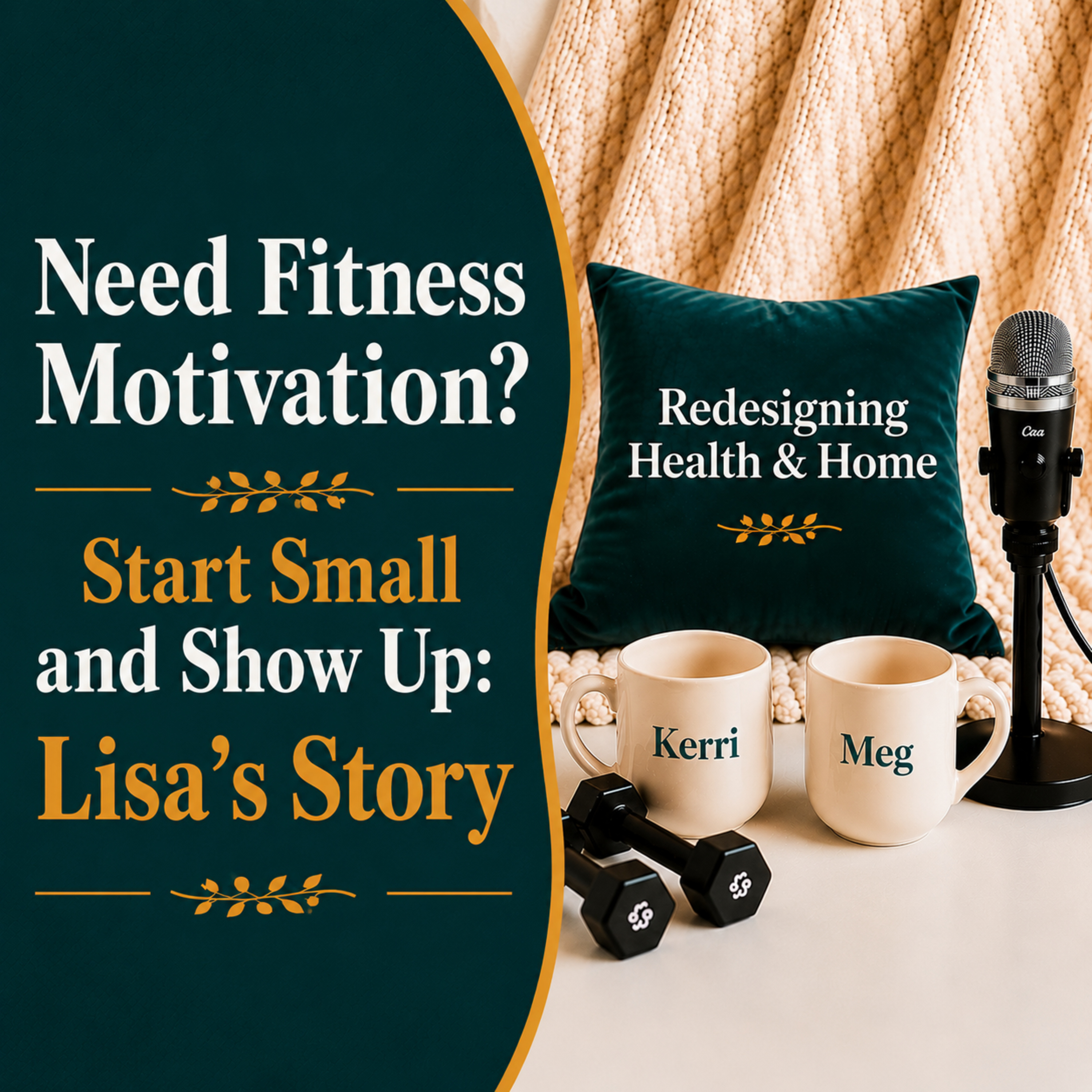 Need Fitness Motivation? Start Small and Show Up: Lisa's Story episode artwork