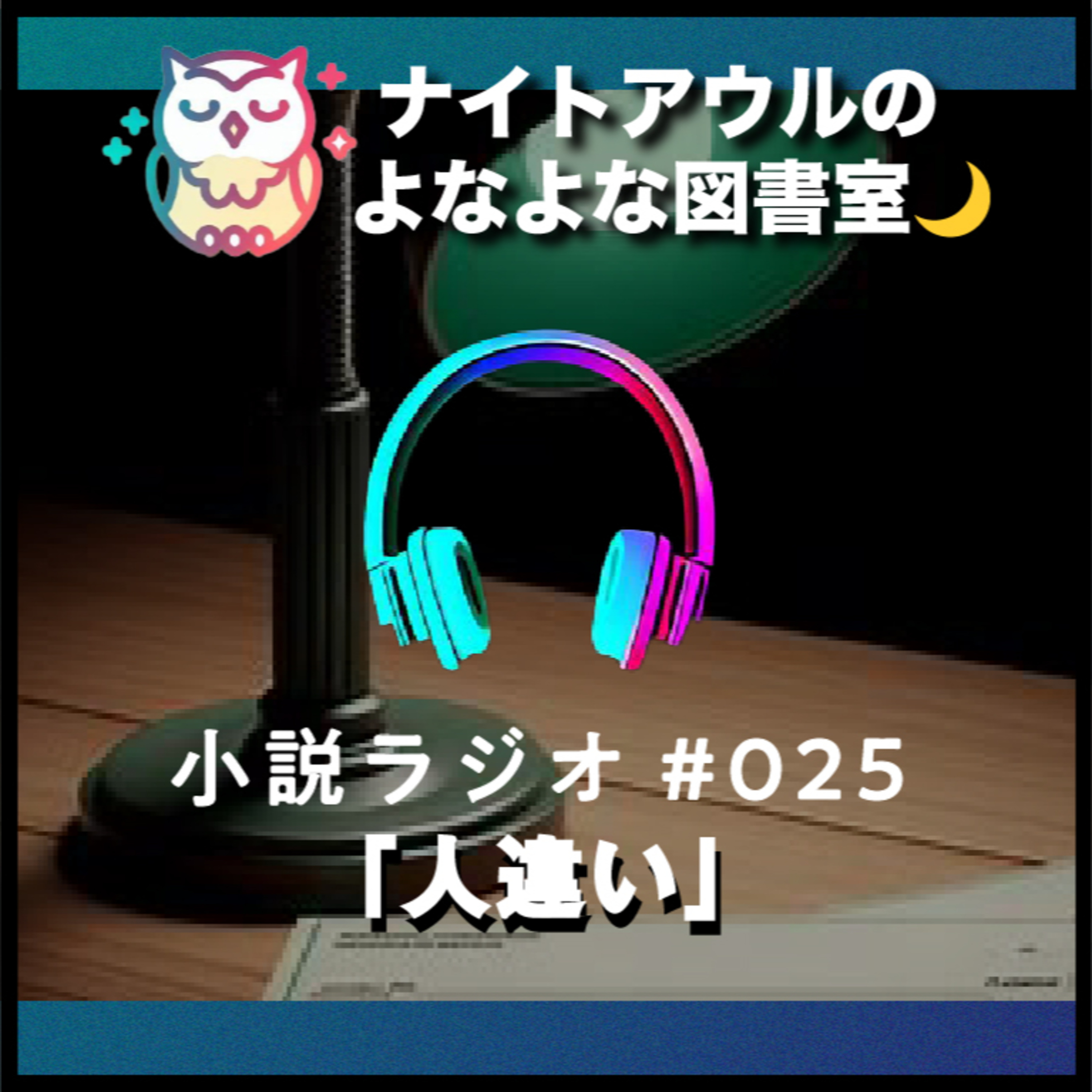 【小説ラジオ #025】『人違い』（短編） episode artwork