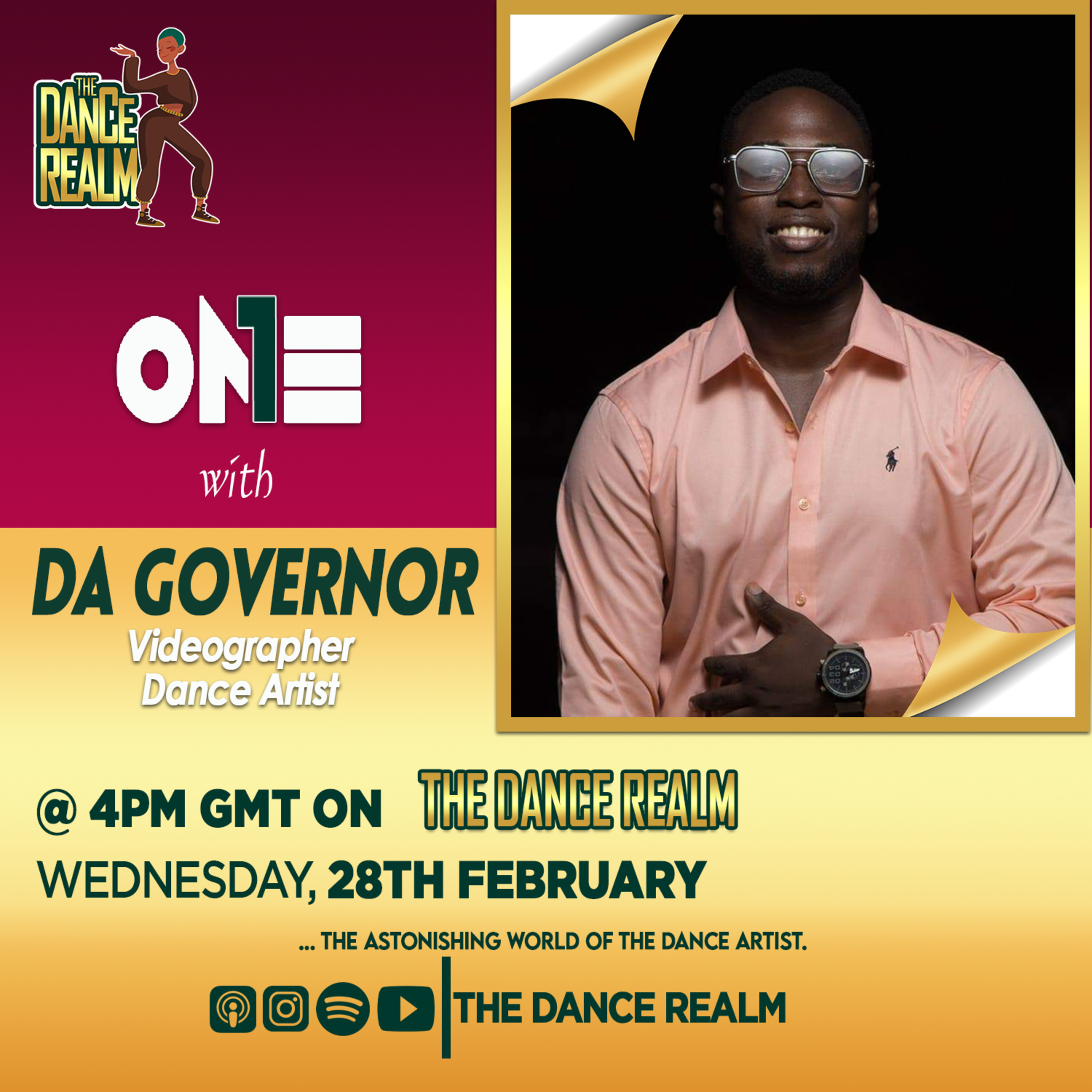 Being creatively different is what will make you a unique and expensive dancer. - Da Governor episode artwork