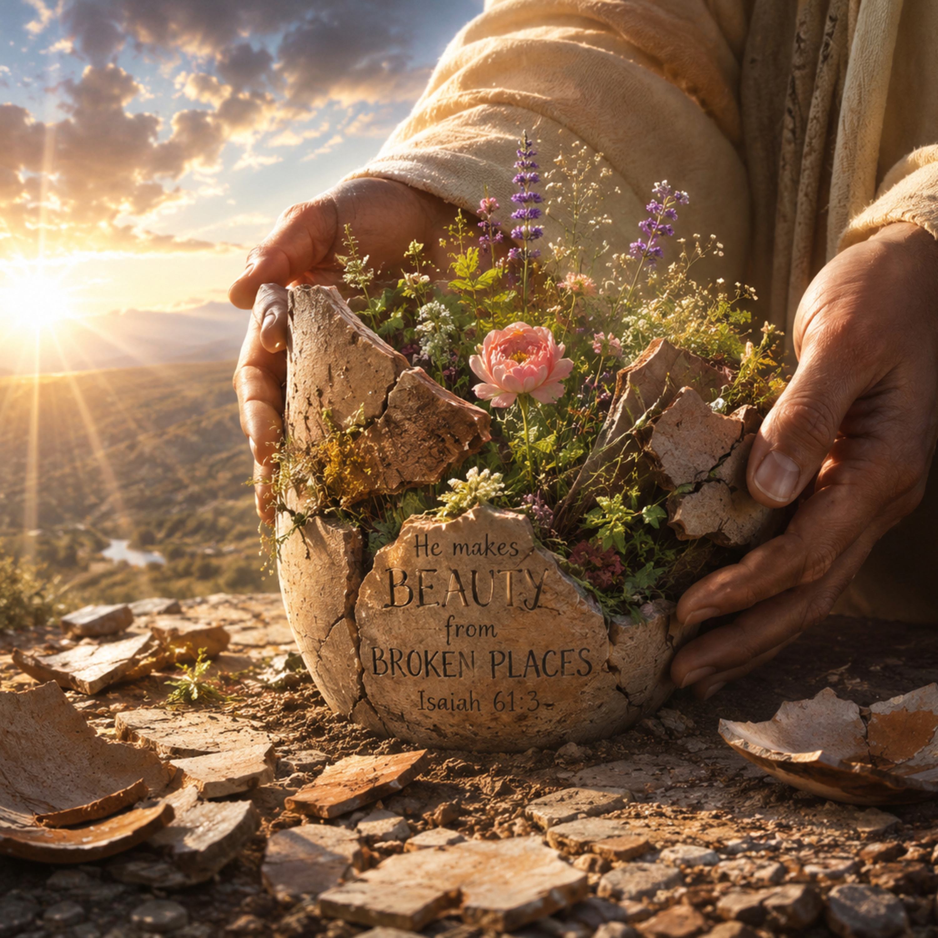 When God makes beauty from broken places episode artwork