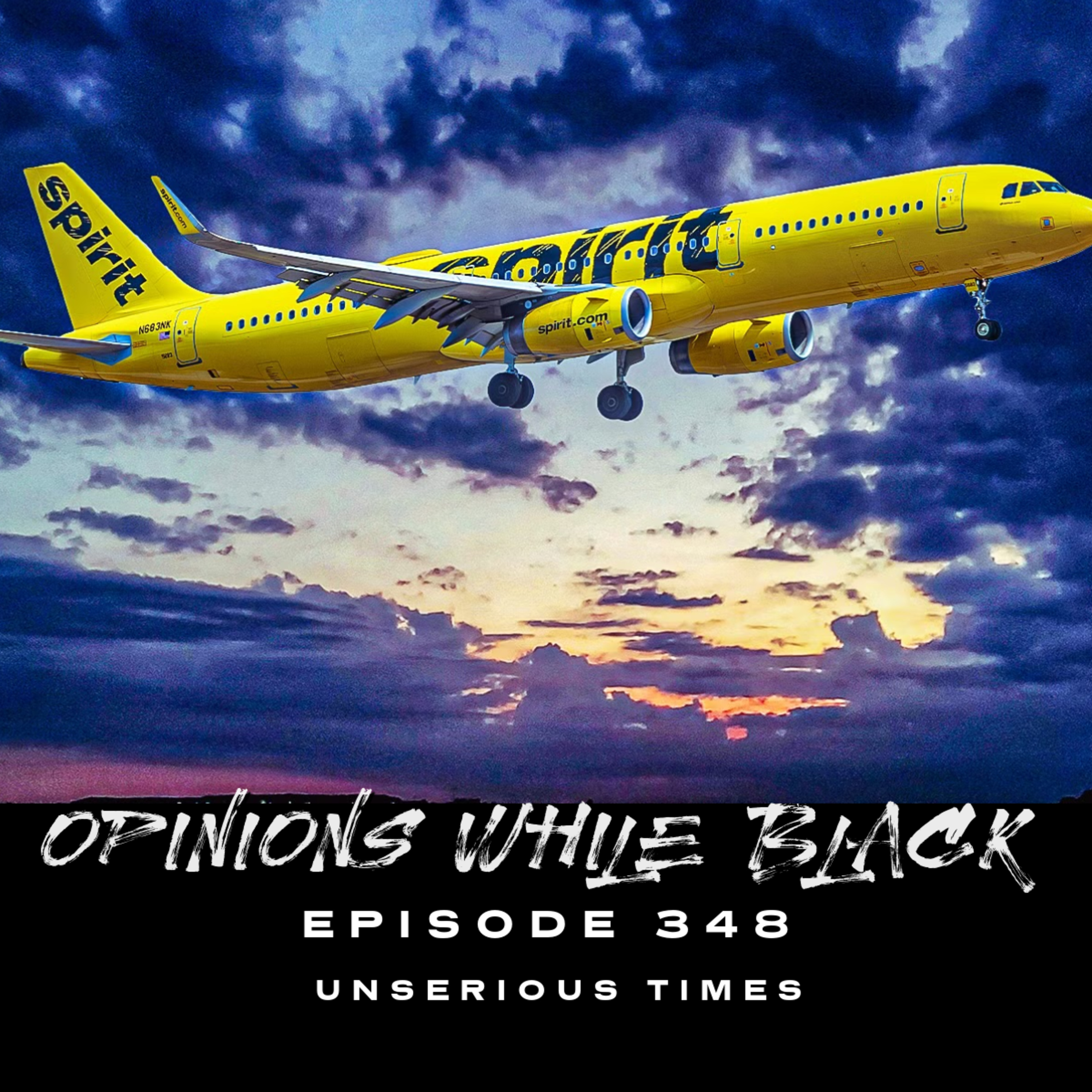 Opinions While Bllack: Episode 348 - "Unserious Times" episode artwork