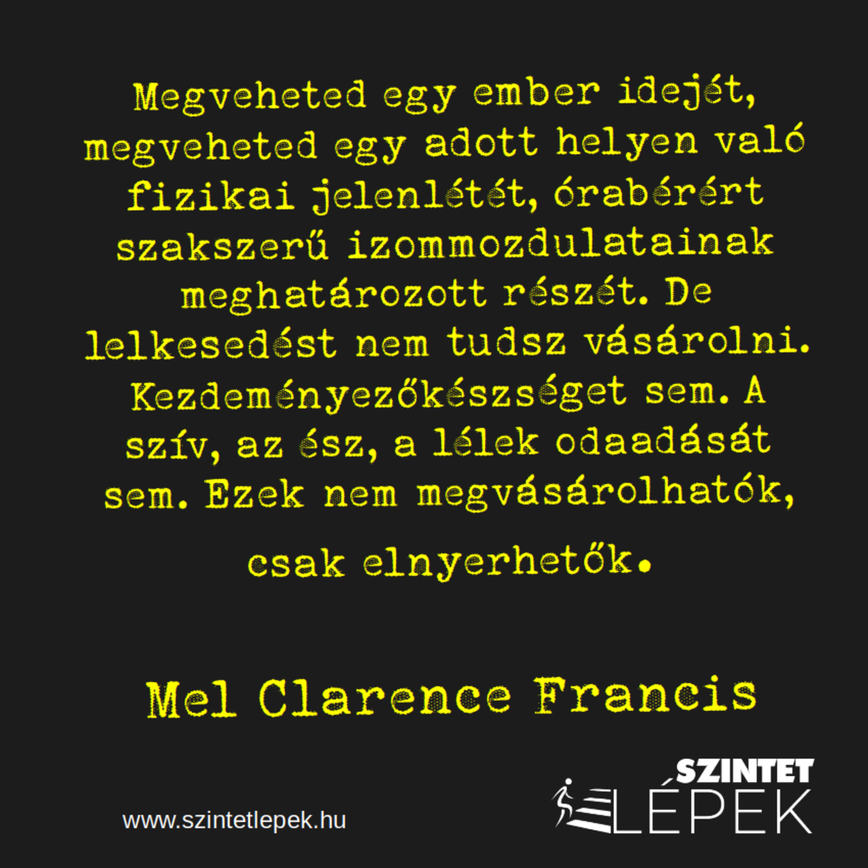 Idézetek - 15 - Mel Clarence Francis episode artwork