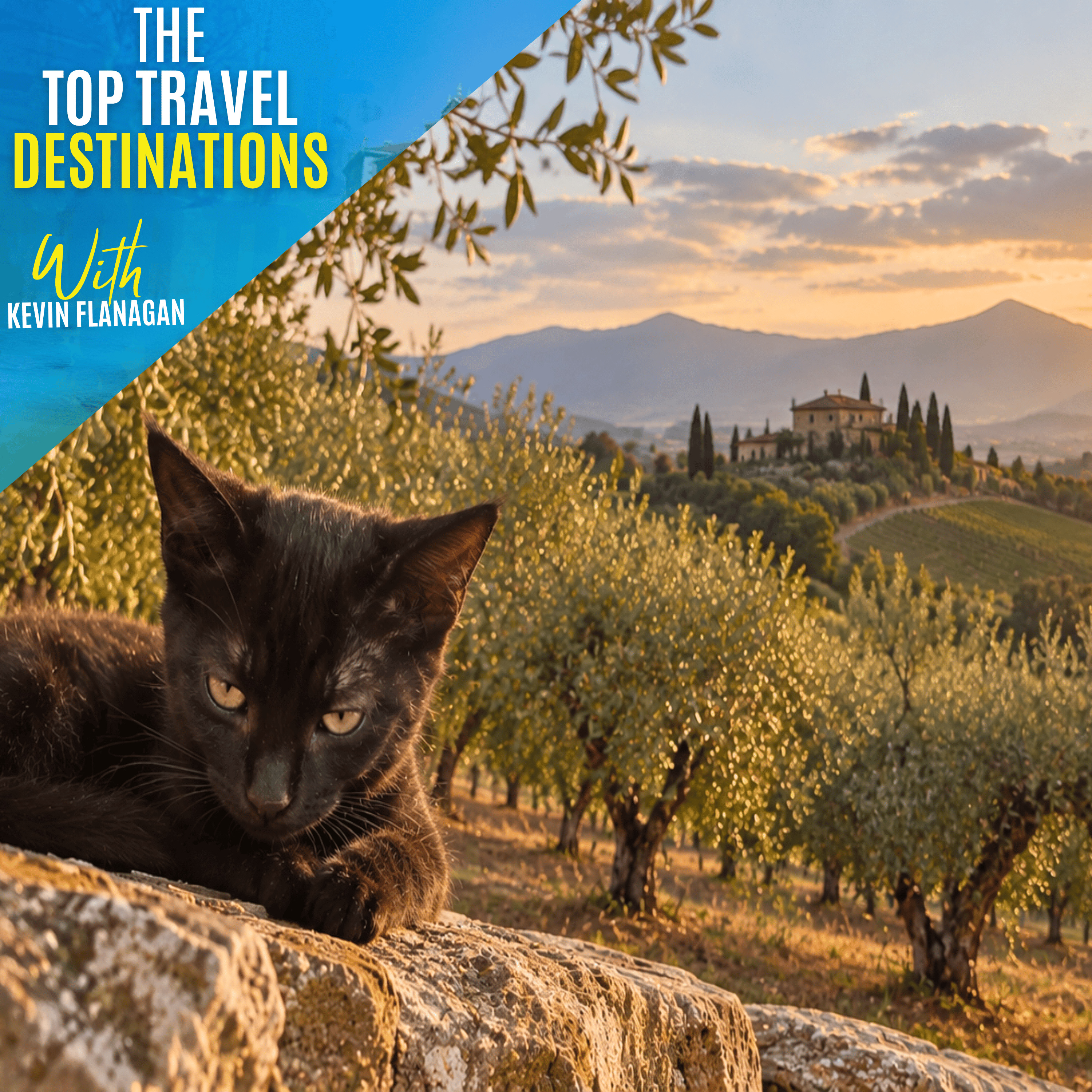 Staying on an olive farm in Italy - Kev's Travel Stories episode artwork