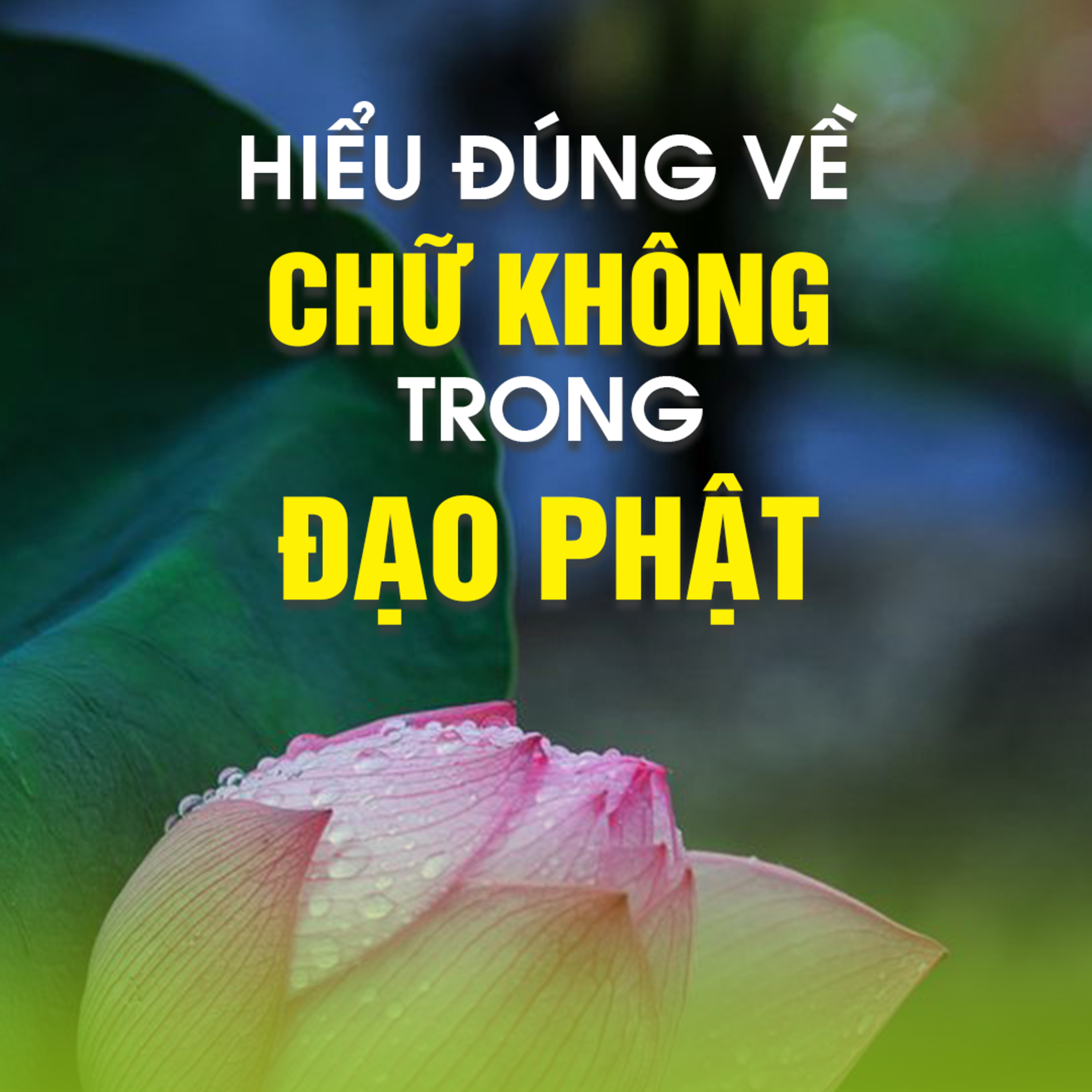 HIỂU ĐÚNG VỀ CHỮ KHÔNG TRONG ĐẠO PHẬT  episode artwork