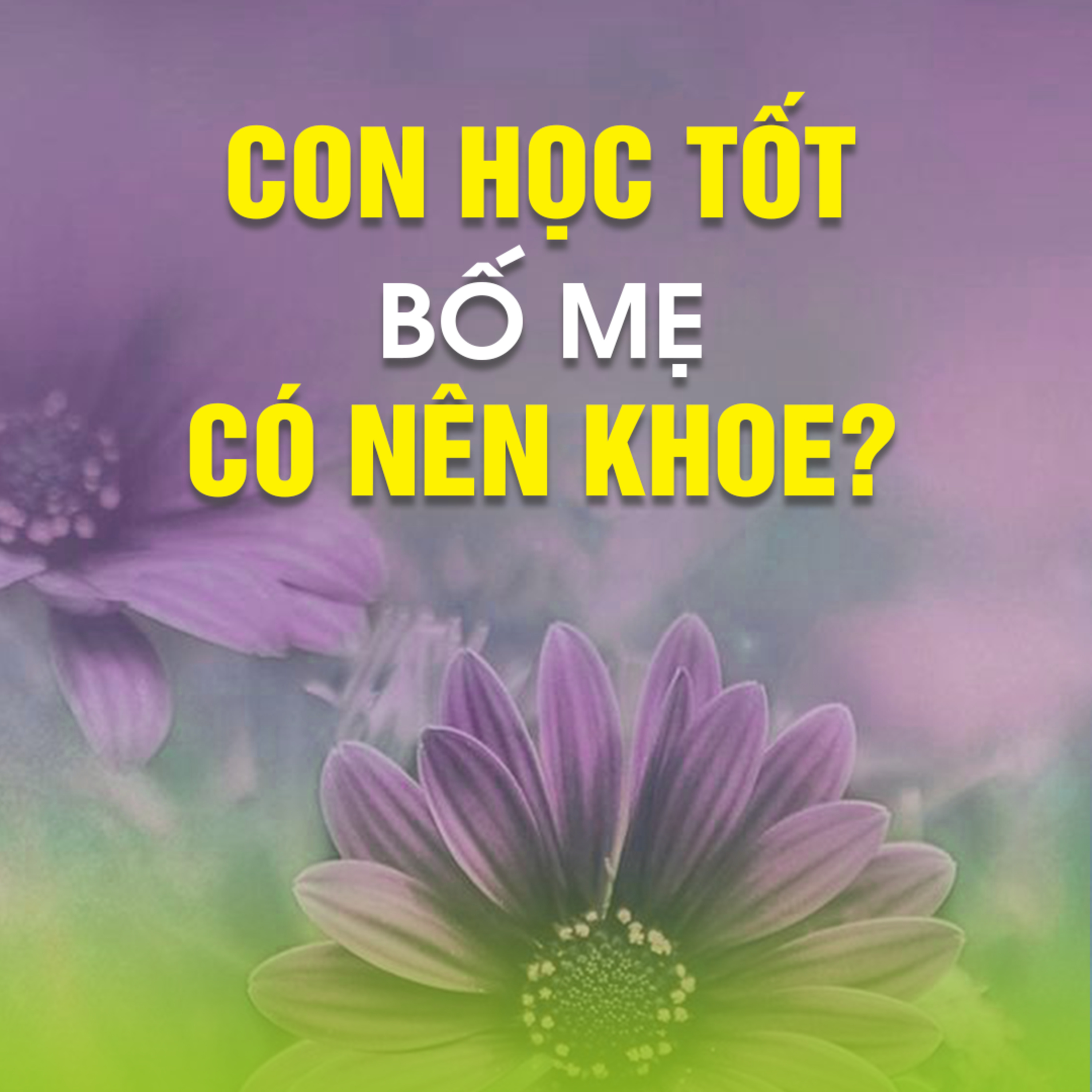 CON HỌC TỐT, BỐ MẸ CÓ NÊN KHOE? - Trích bài Tu Theo Đạo Phật Để Góp Vào... - TT. TS Thích Chân Quang episode artwork