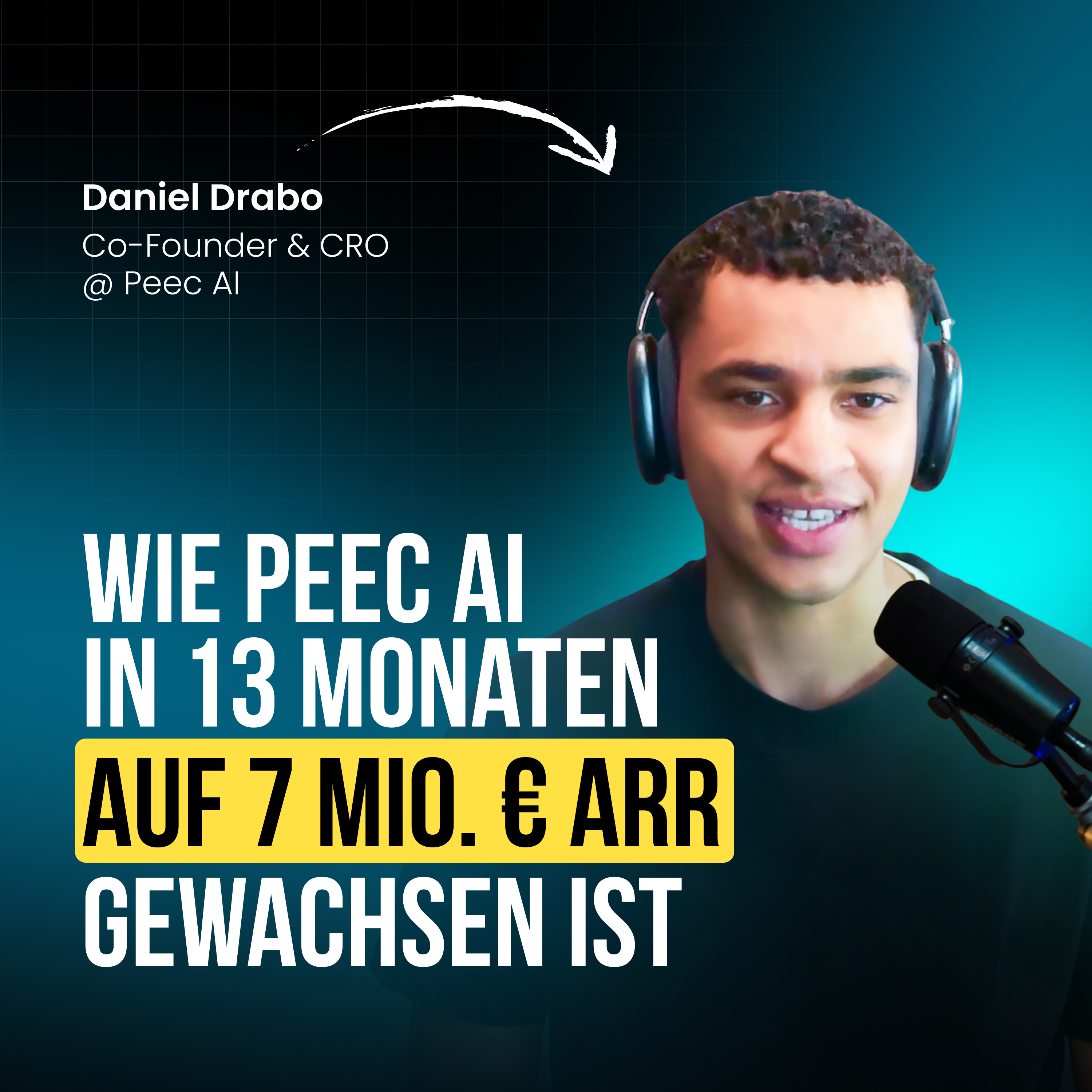 #118 Wie Peec AI in 13 Monaten auf 7 Mio. € ARR gewachsen ist (mit Daniel Drabo) episode artwork