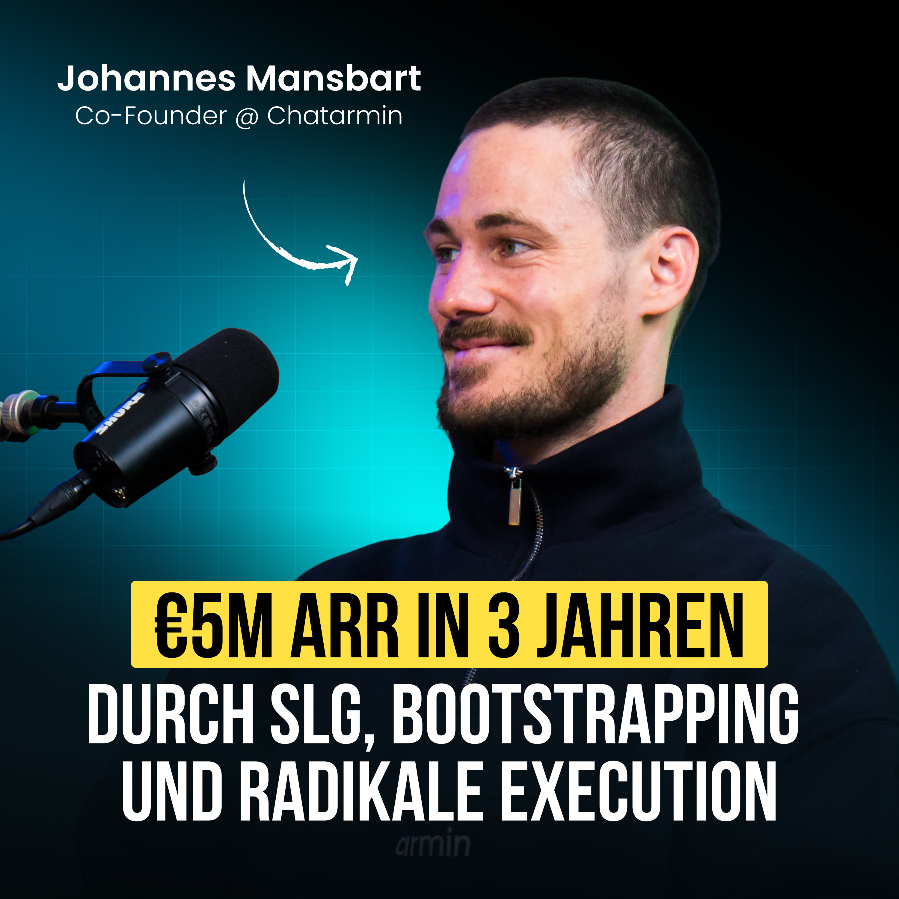 #123 €5M ARR in 3 Jahren durch Sales-Led-Growth, Boostrapping und radikale Execution (mit Co-Founder Johannes Mansbart) episode artwork