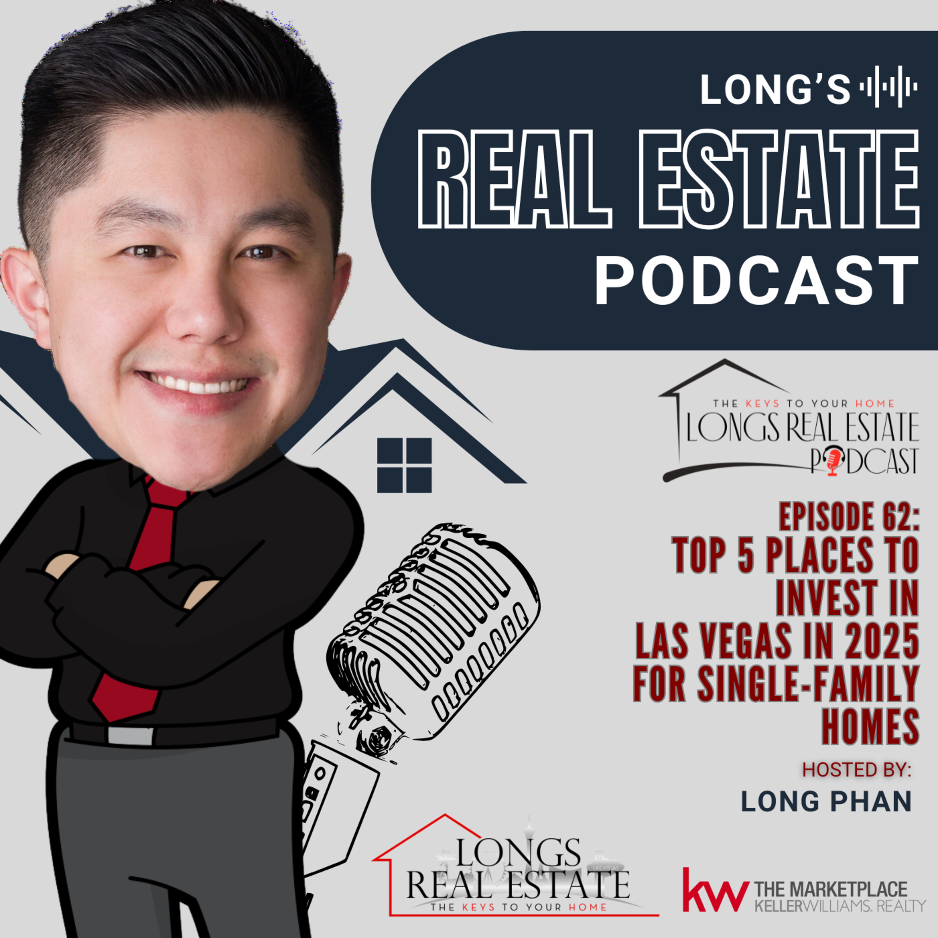 EPISODE 62: Top 5 Places to Invest in Las Vegas in 2025 for Single-Family Homes episode artwork