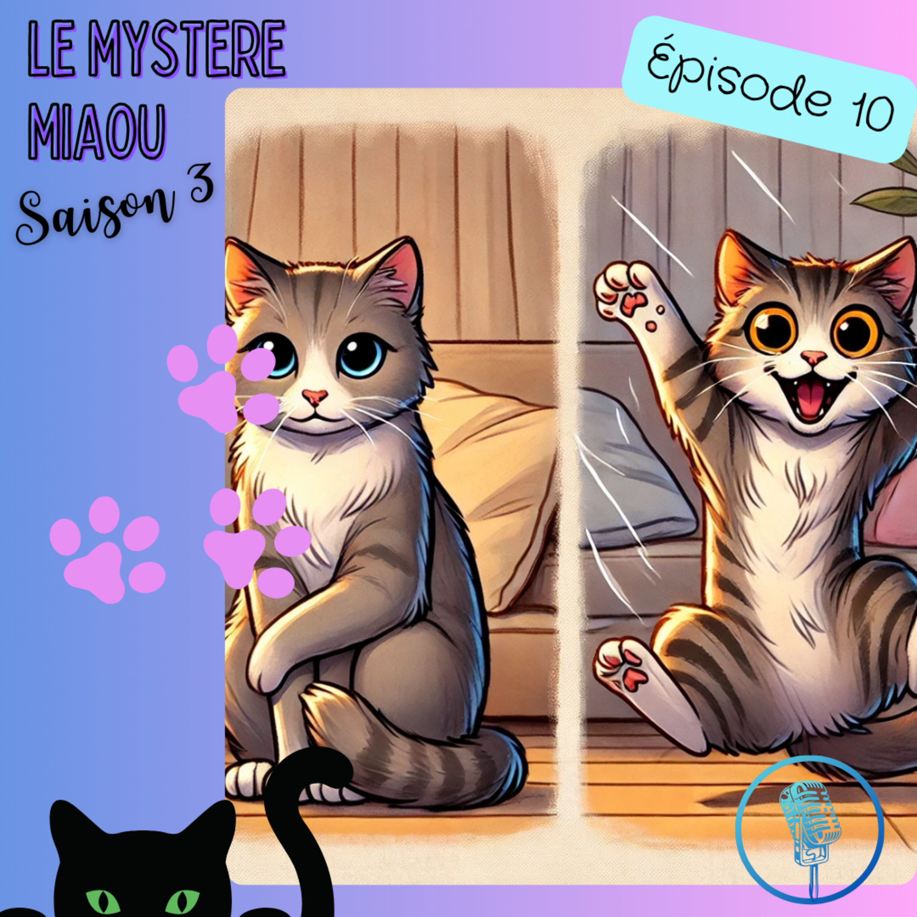Le Mystère Miaou, un podcast de chats.