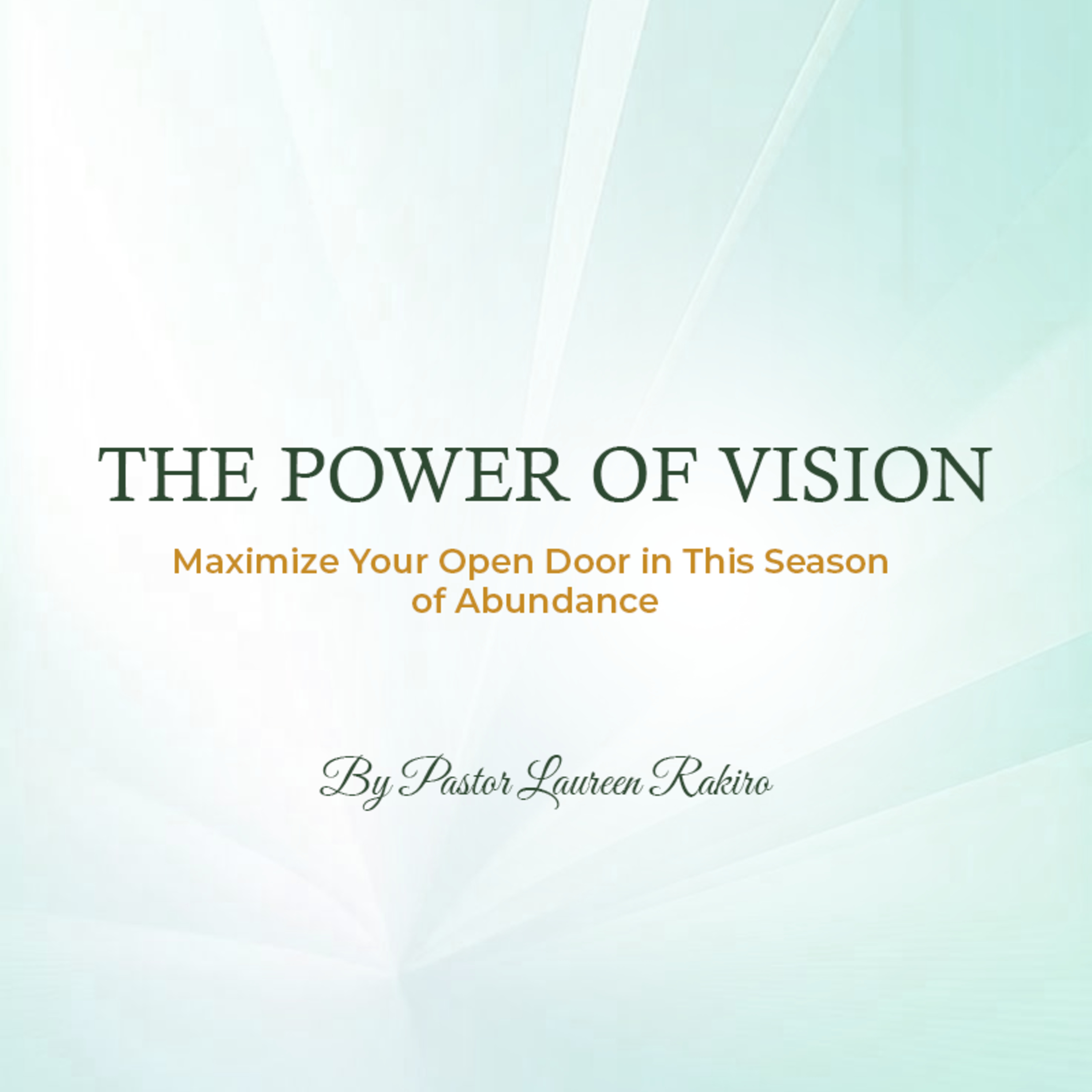 The Power of Vision: Maximize Your Open Door in This Season of Abundance episode artwork