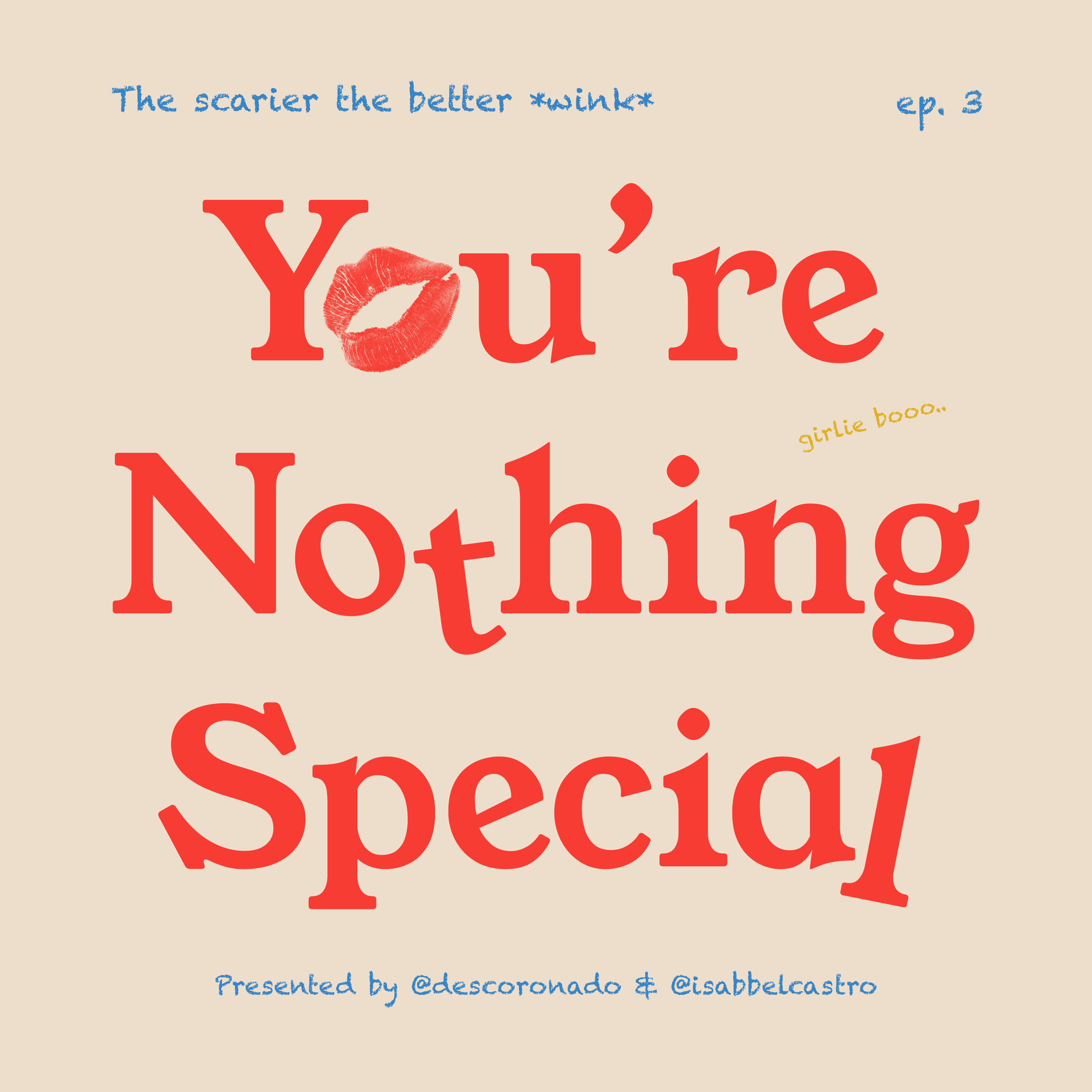 The scarier the better *wink* episode artwork
