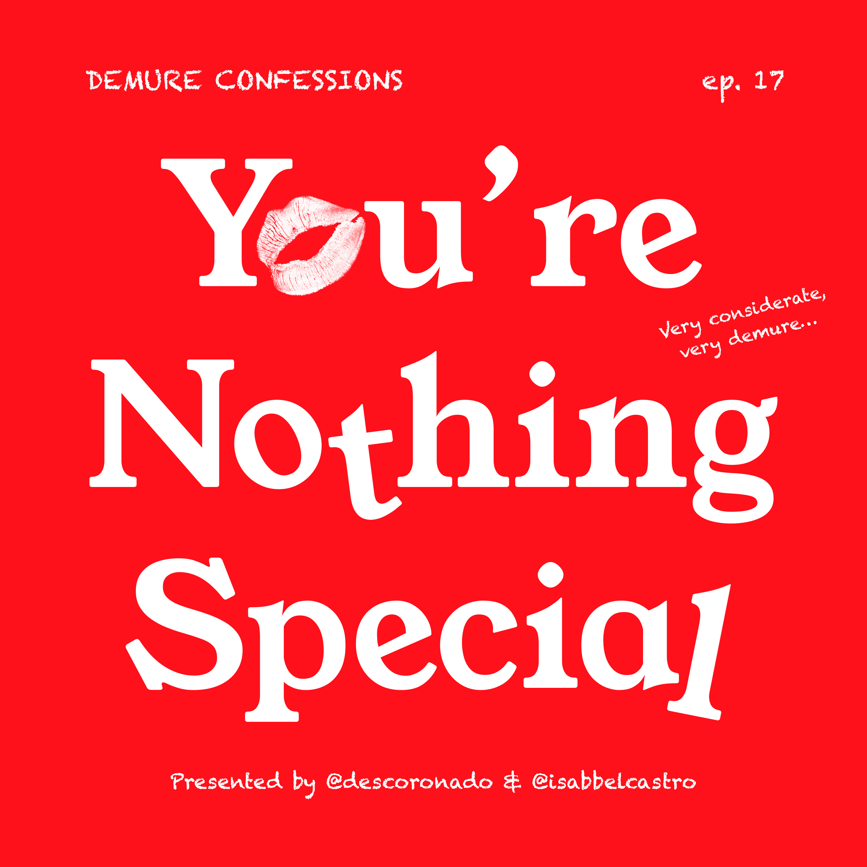 DEMURE CONFESSIONS  episode artwork